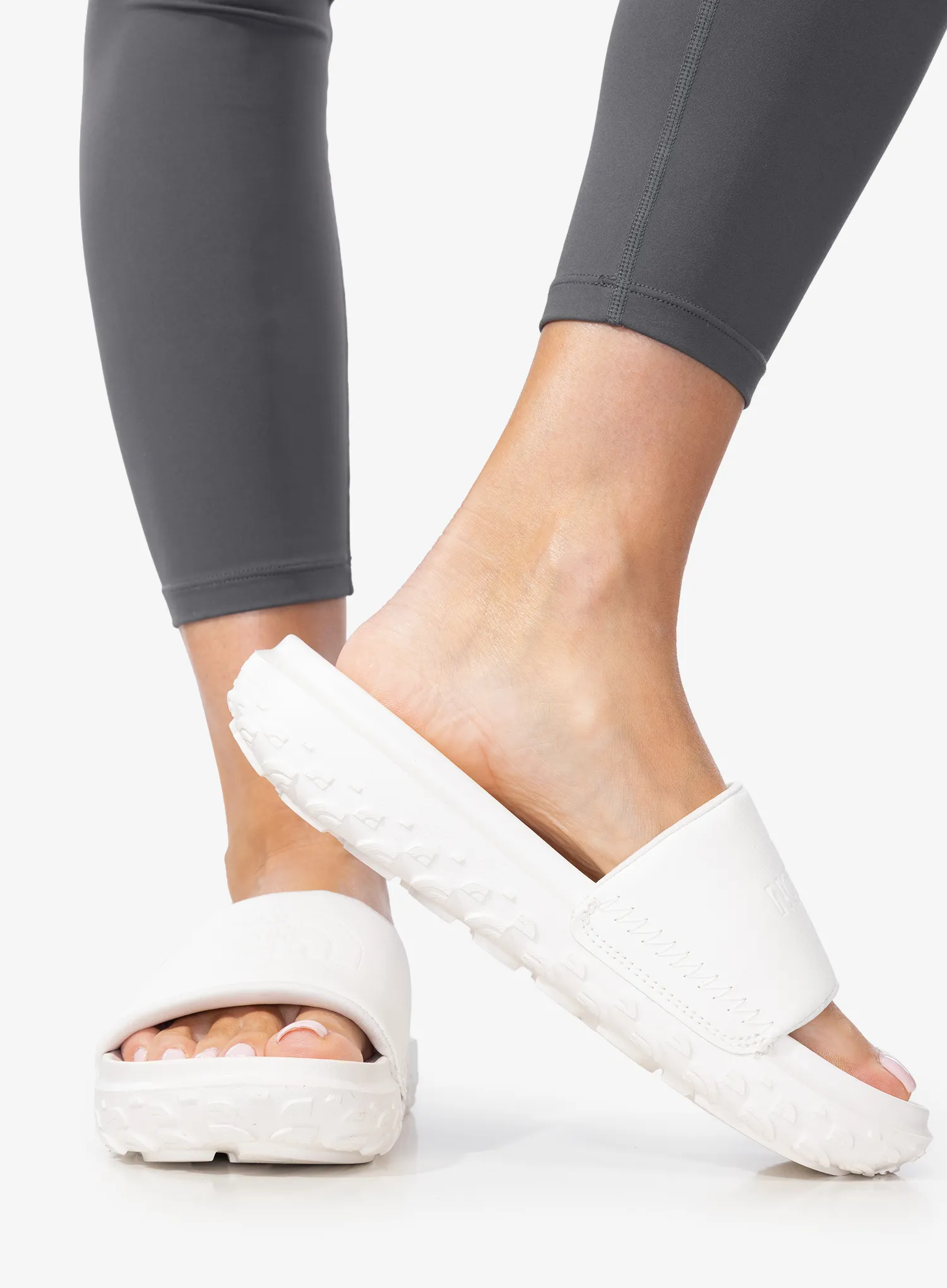 Дамски чехли The North Face Never Stop Cush Slide - white dune/white dune
