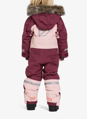 Гащеризони за момичета Didriksons Bjarven Coverall 3 - dusty pink