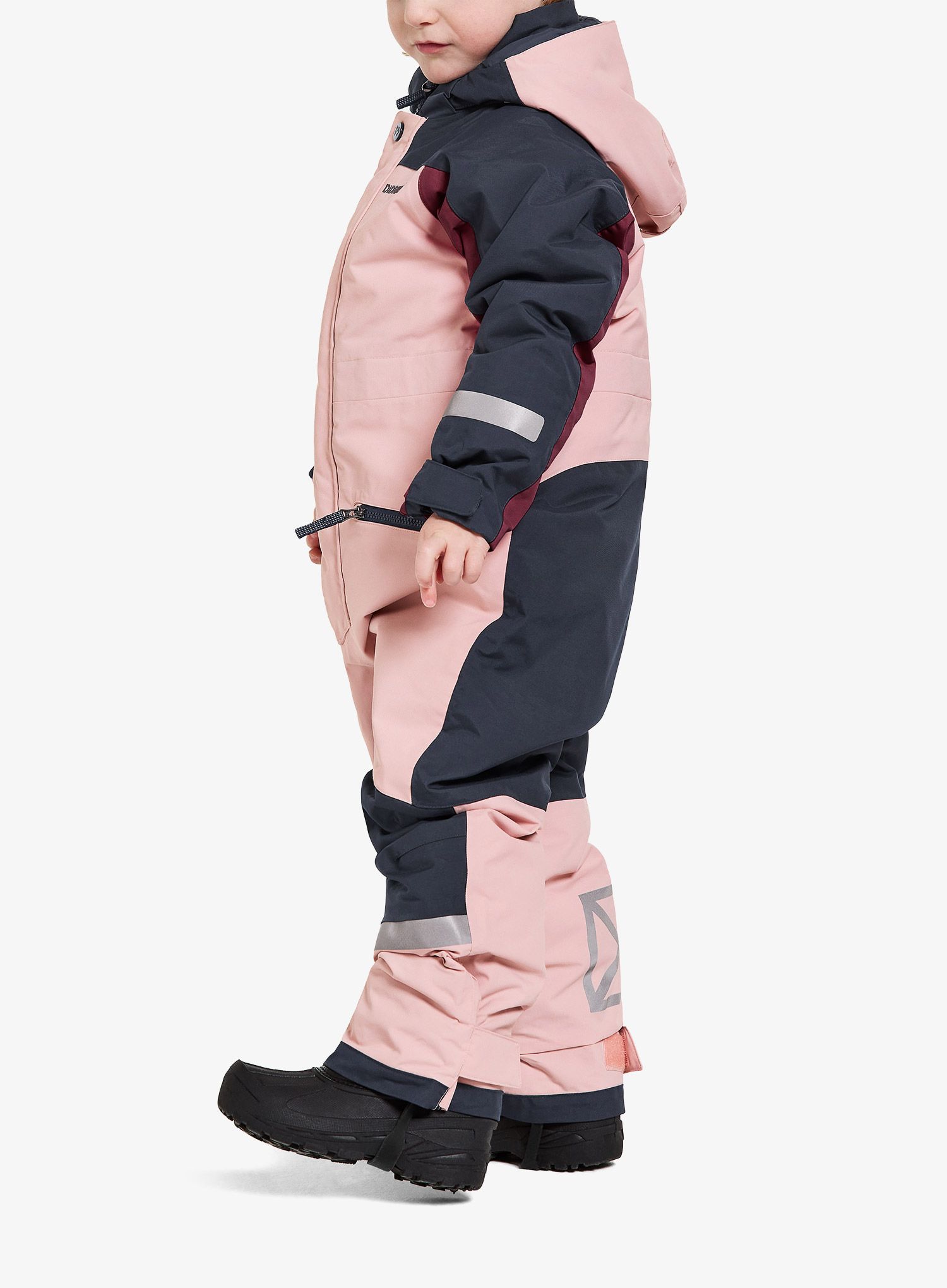 Гащеризони за момичета Didriksons Neptun Coverall 3 - dusty pink