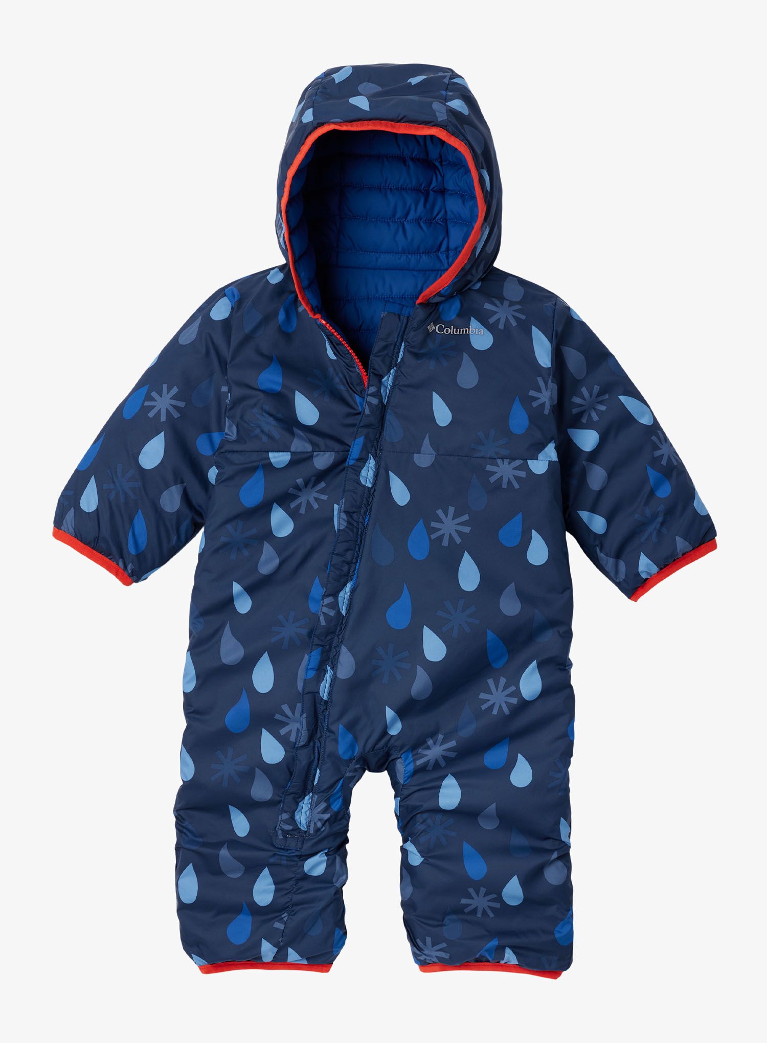 Детски гащеризон Columbia Powder Lite II Reversible Bunting - whisper/mountain blue/spicy