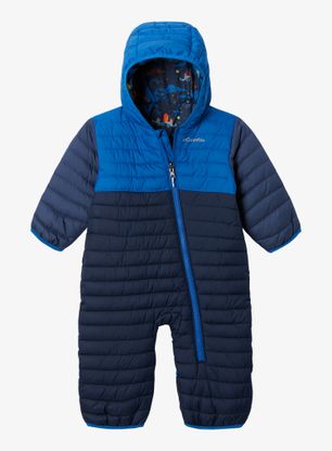Детски гащеризон Columbia Powder Lite Reversible Bunting - collegiate navy/indigo/mtn
