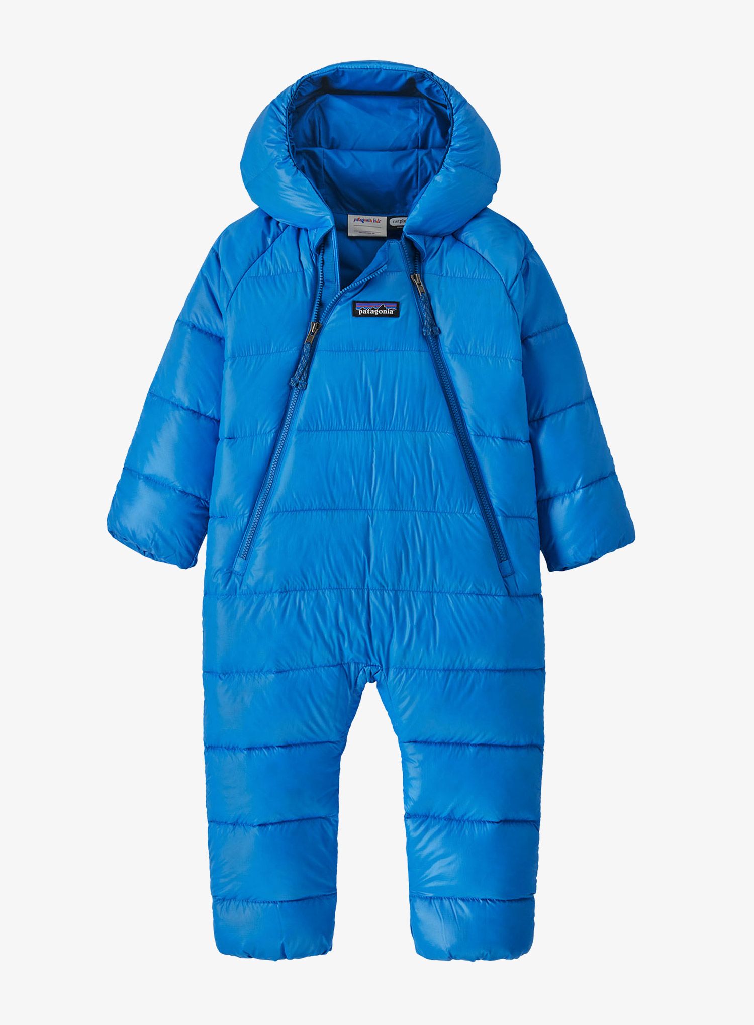 Детски гащеризон Patagonia Infant Hi-Loft Down Sweater Bunting - vessel blue