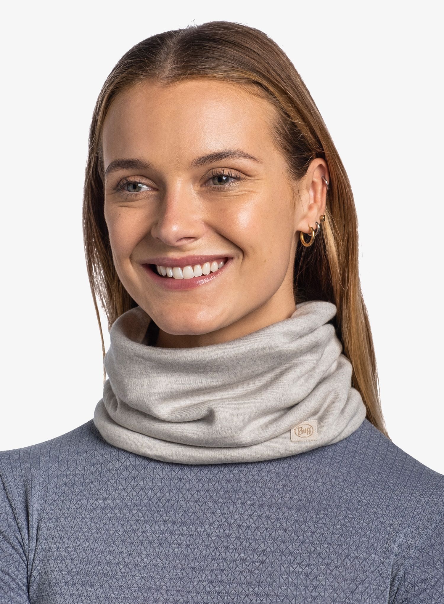 Бандана Buff Merino Heavyweight - solid cloud