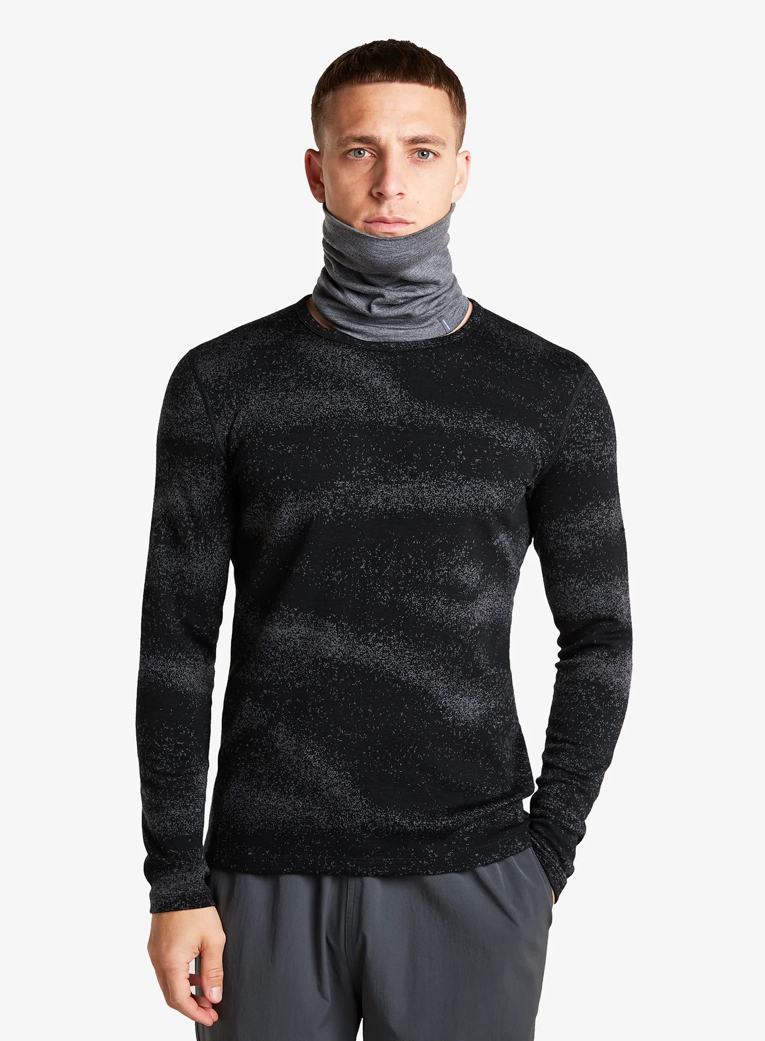 Бандана Icebreaker Apex Chute - gritstone heather