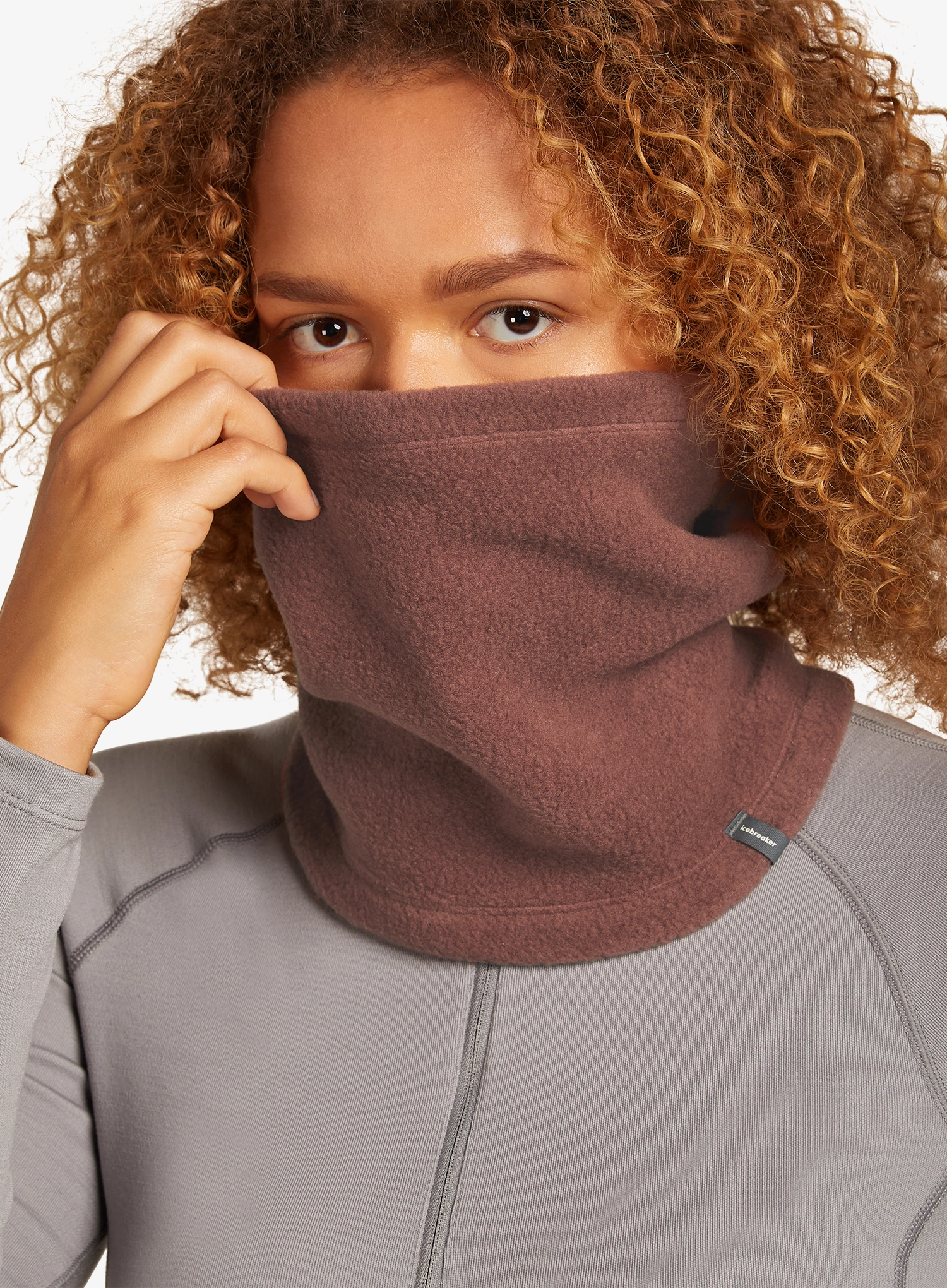 Бандана Icebreaker Merino Blend 800 RealFleece Classic Pile Chute - carob