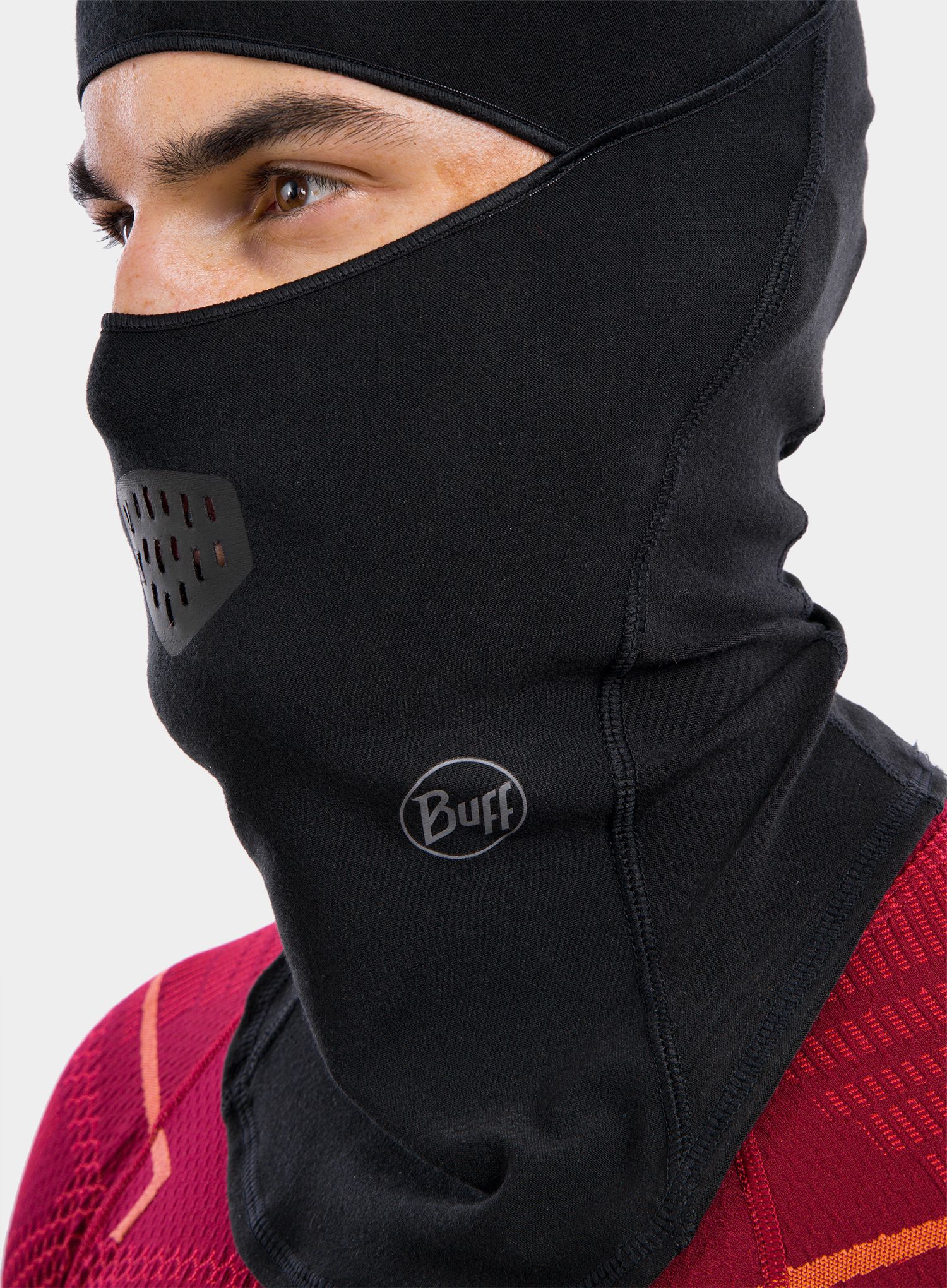 Маска за глава Buff Thermonet Balaclava - solid black