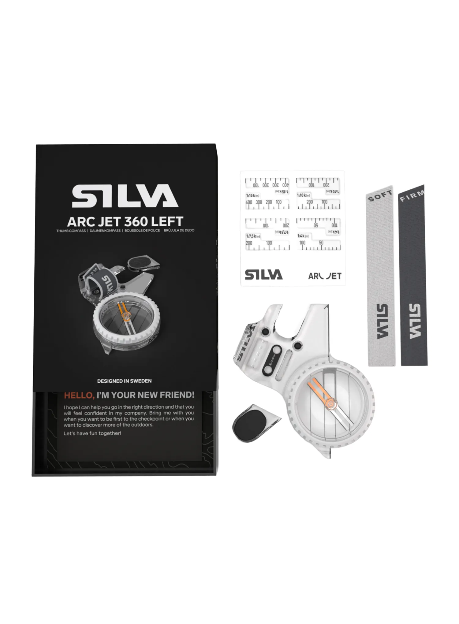 Компас Silva Arc Jet 360 Left
