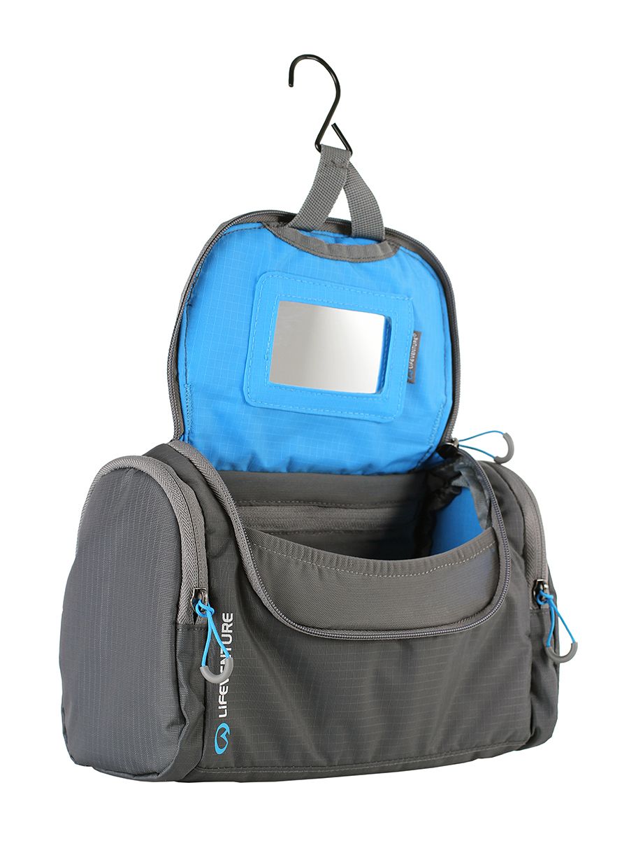 Туристическа козметична чанта Lifeventure Wash Holdall - grey