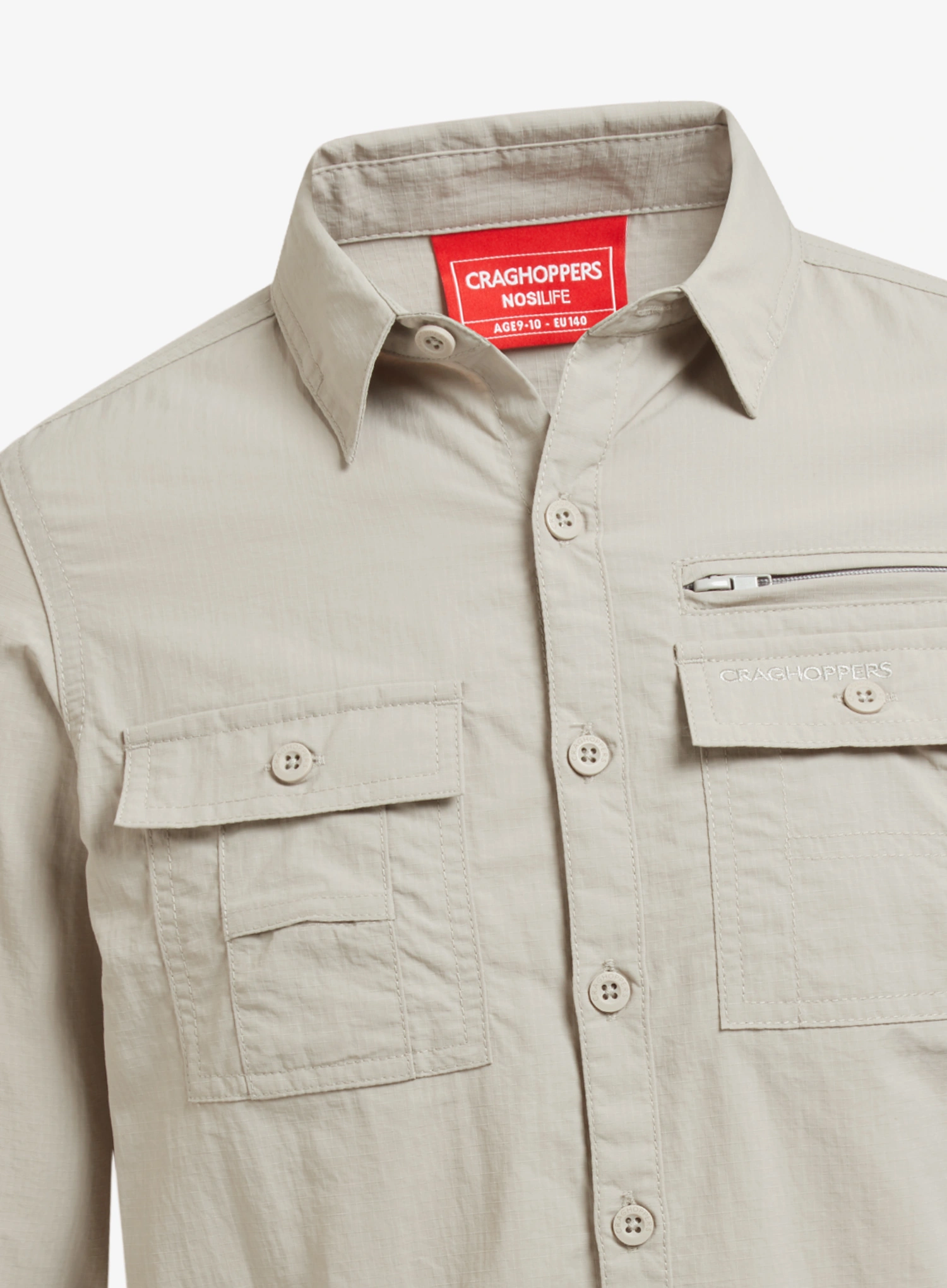 Риза Craghoppers NosiLife Adventure Long Sleeved Shirt - parchment