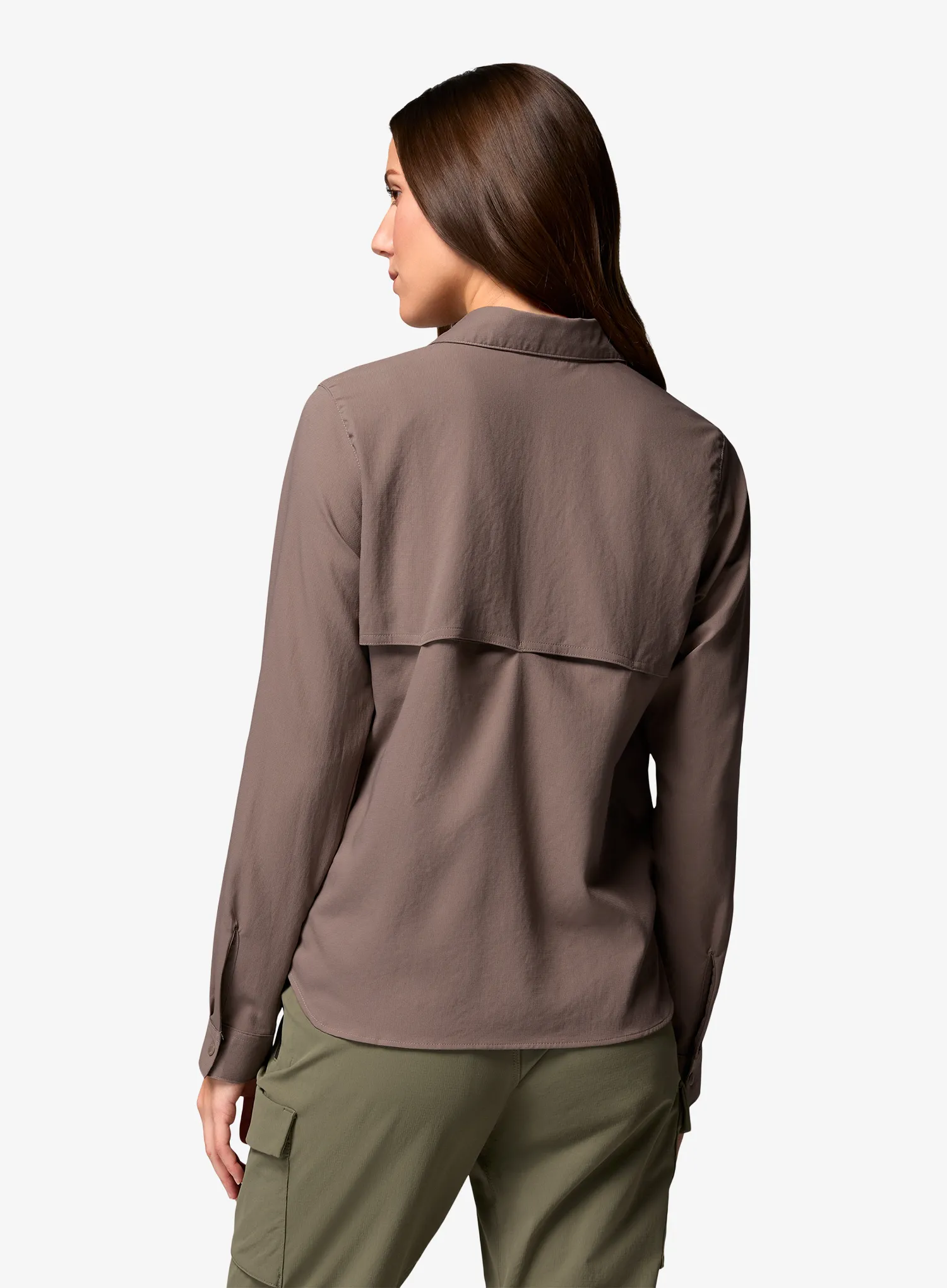 Дамска риза за пътуване Columbia Silver Ridge Utility II LS Shirt - iron