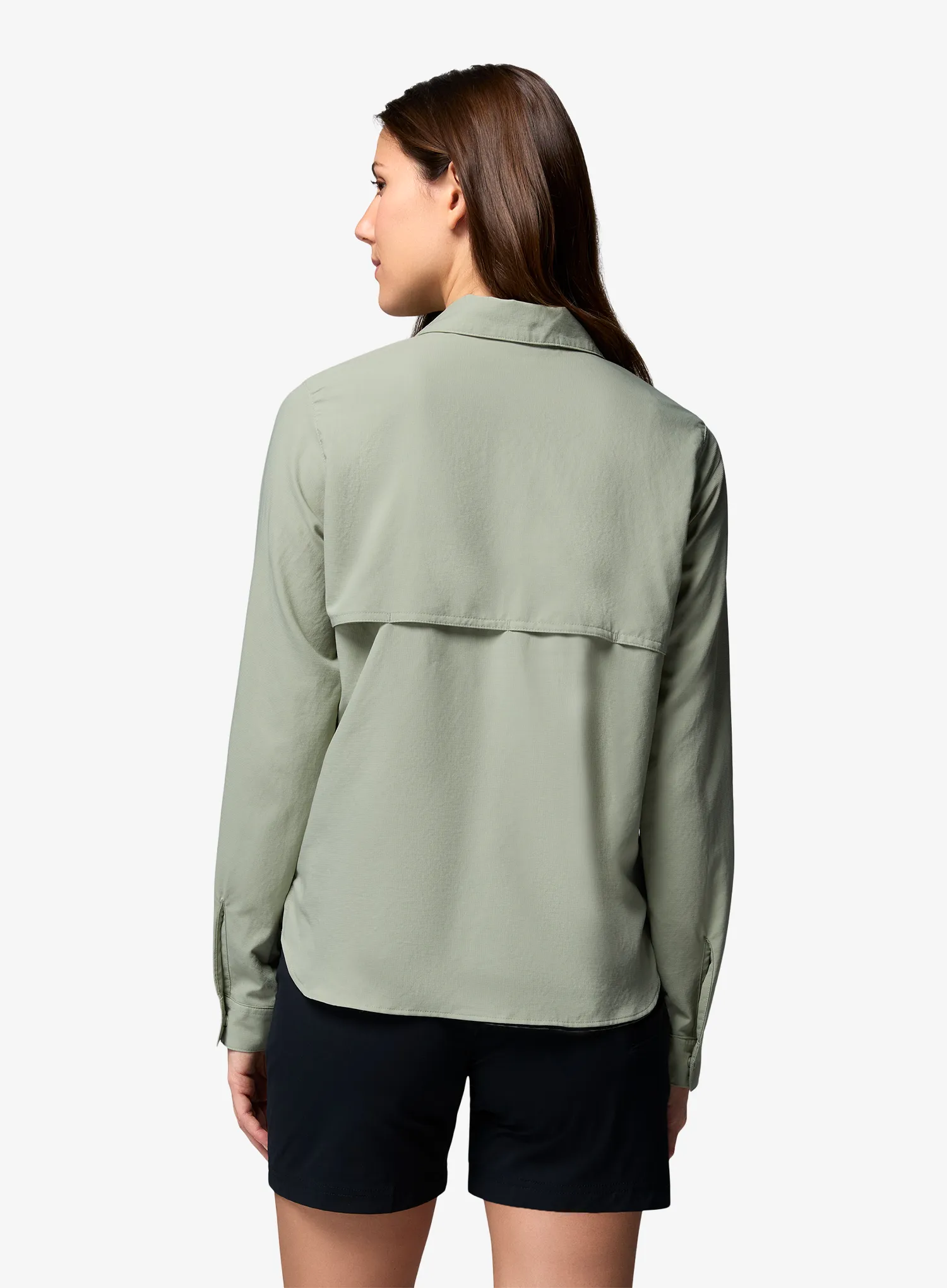 Дамска риза за пътуване Columbia Silver Ridge Utility II LS Shirt - safari