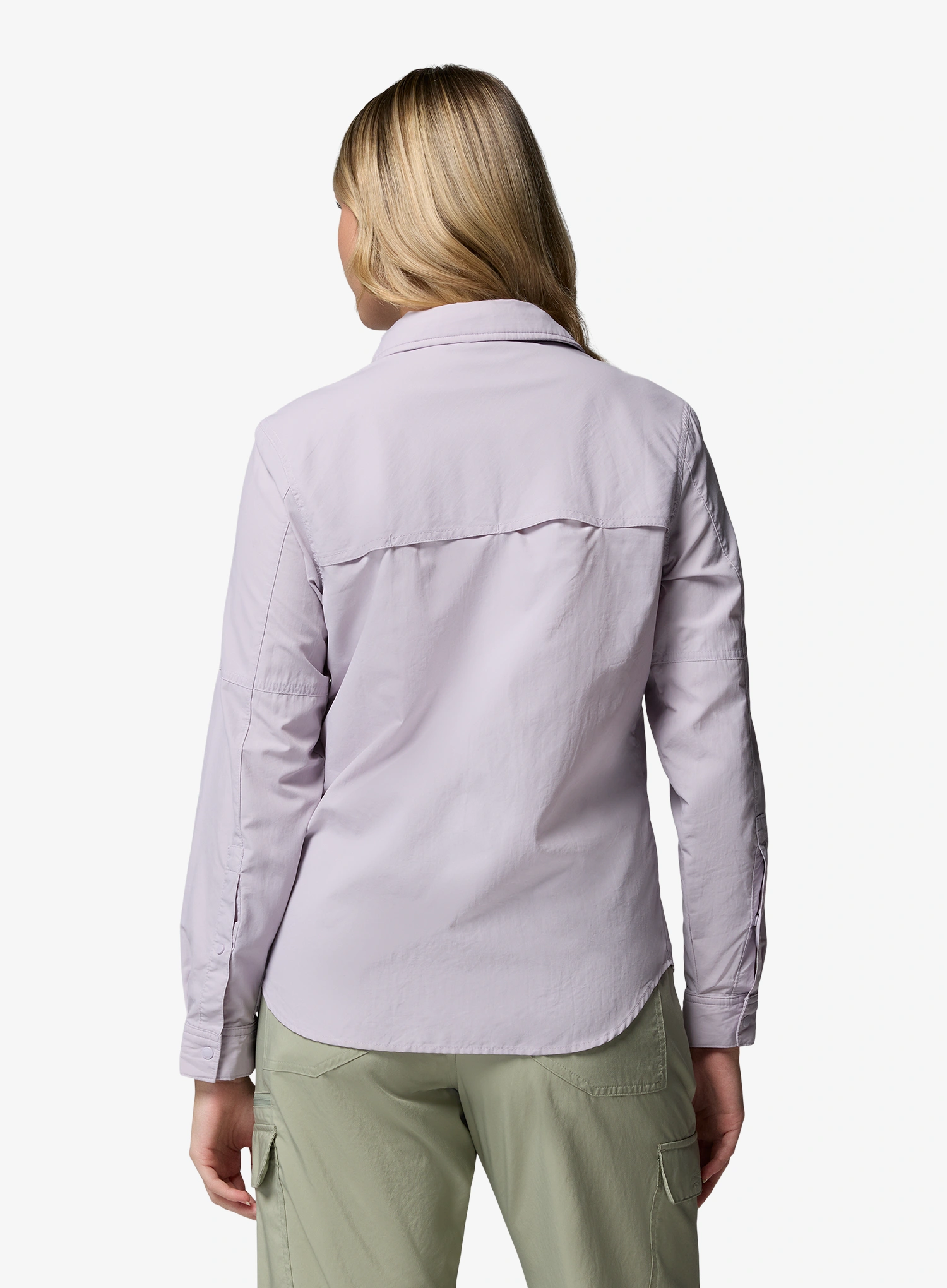 Дамска риза за пътуване Columbia Skien Valley Long Sleeve Shirt - lavender pearl