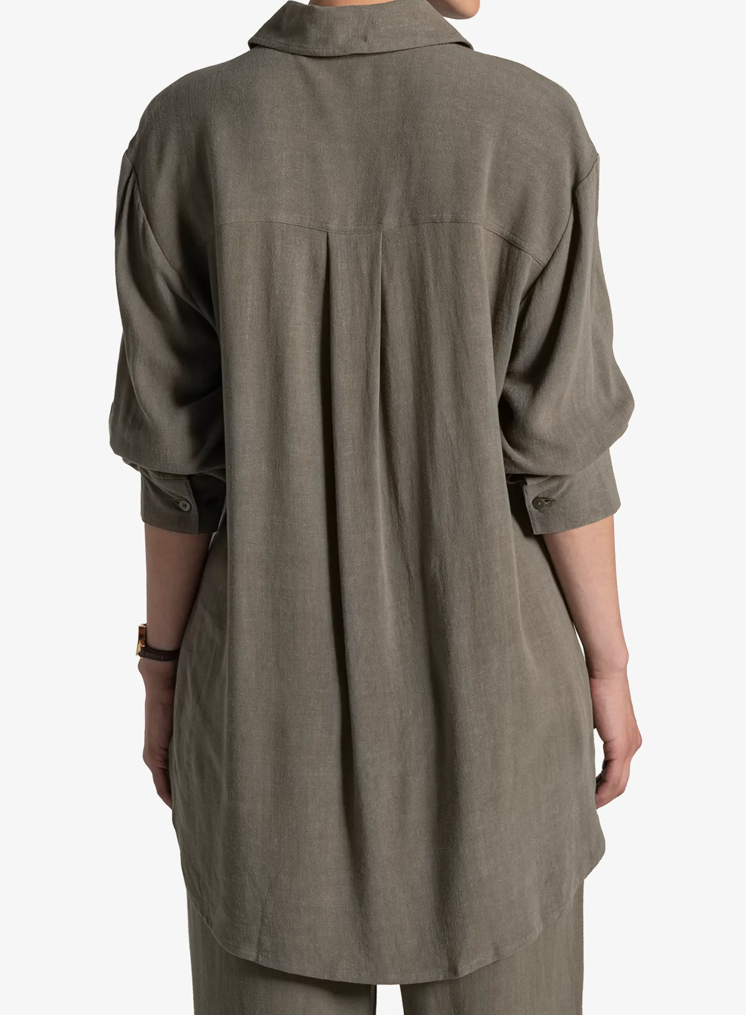 Дамска риза за пътуване Craghoppers Sabrina Long Sleeved Shirt - wild olive