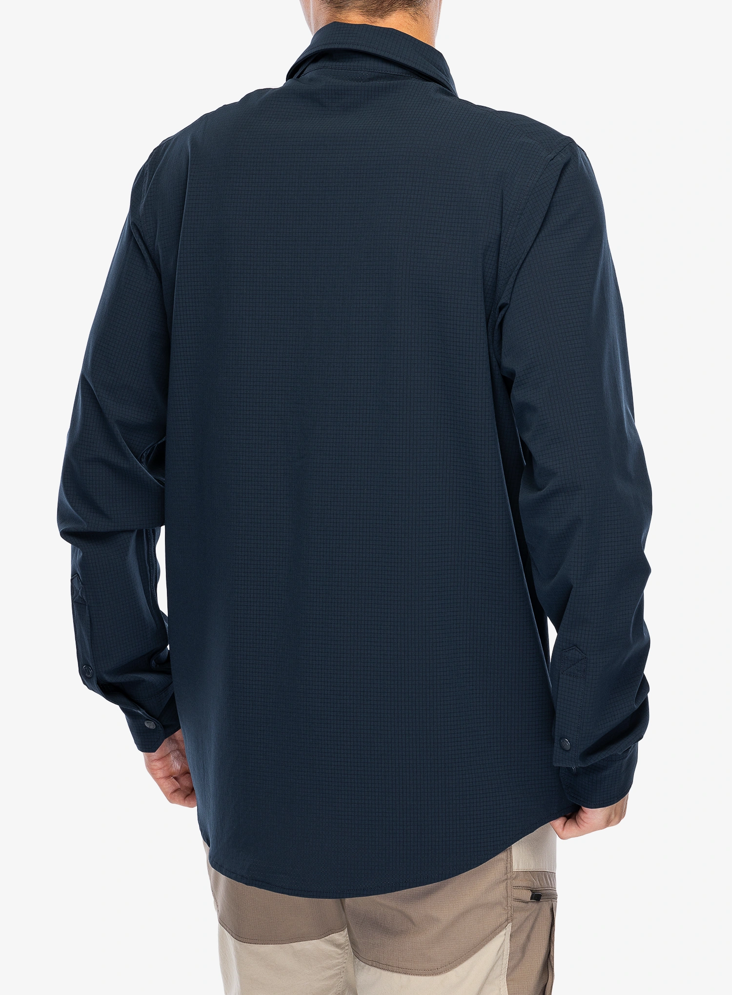 Риза Fjallraven Abisko Trekking Shirt - dark navy