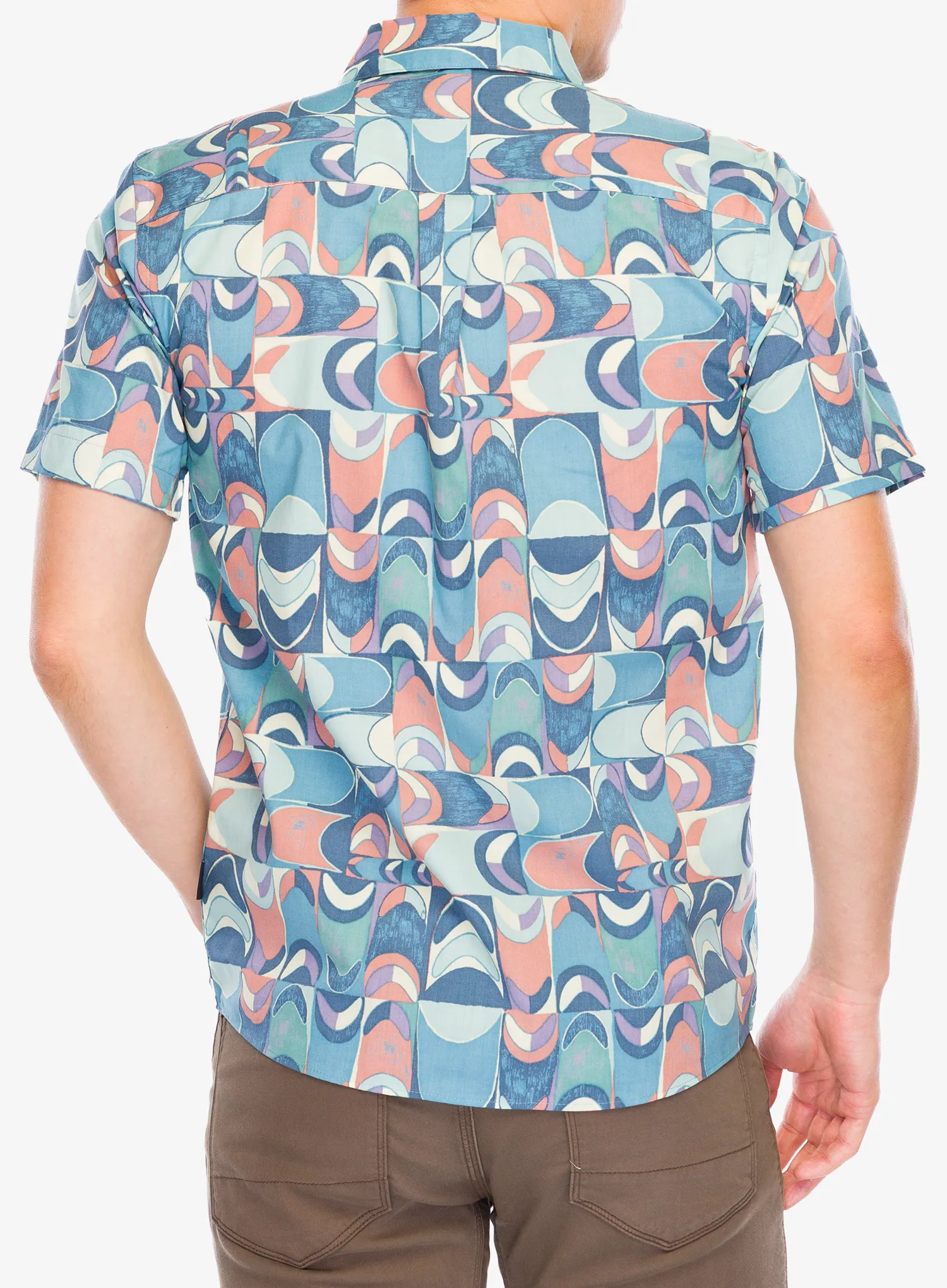 Риза Patagonia Go To Shirt - swallowtail geo/still blue