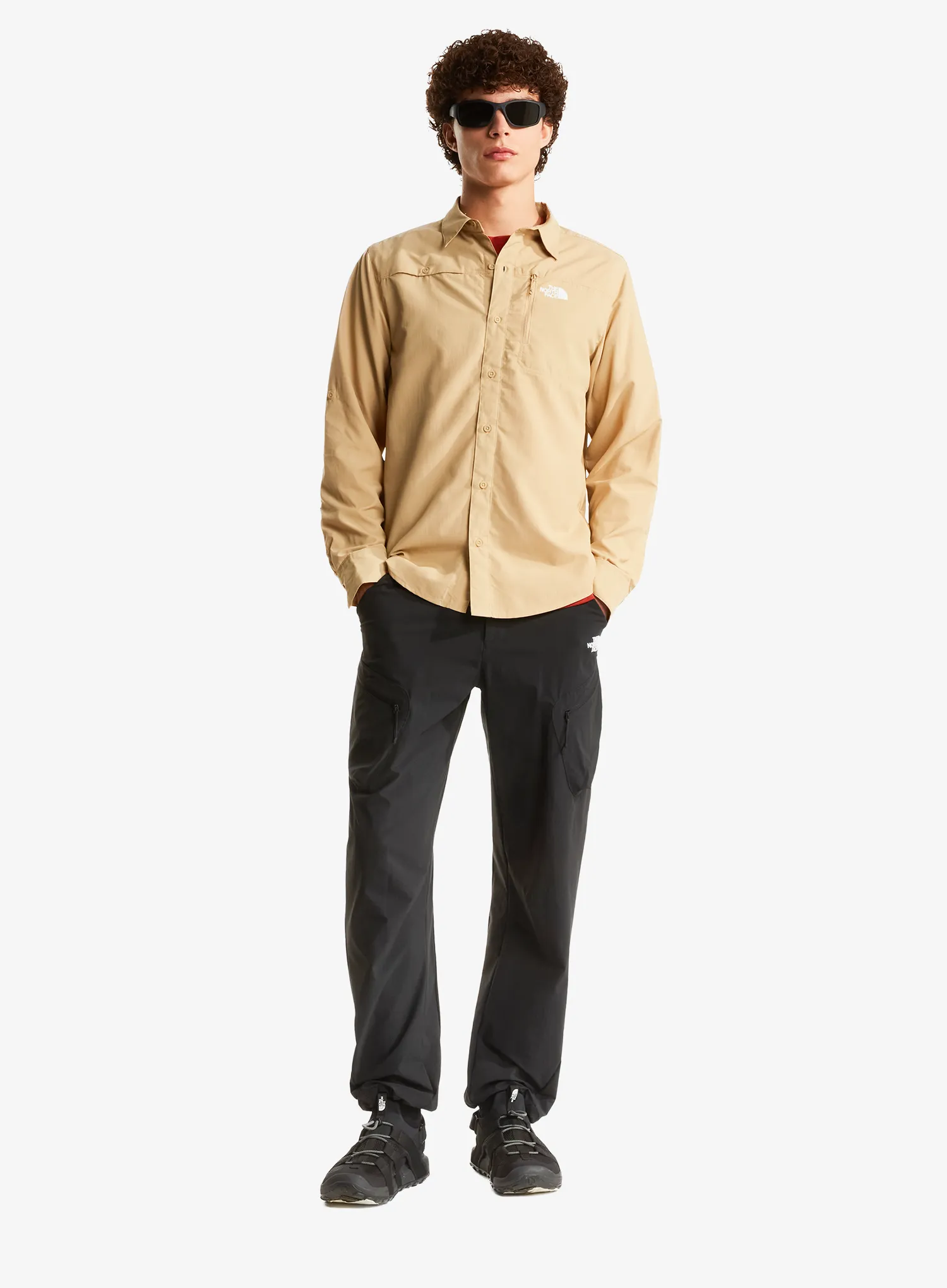 Риза The North Face Sequoia Long Sleeve Shirt - khaki stone