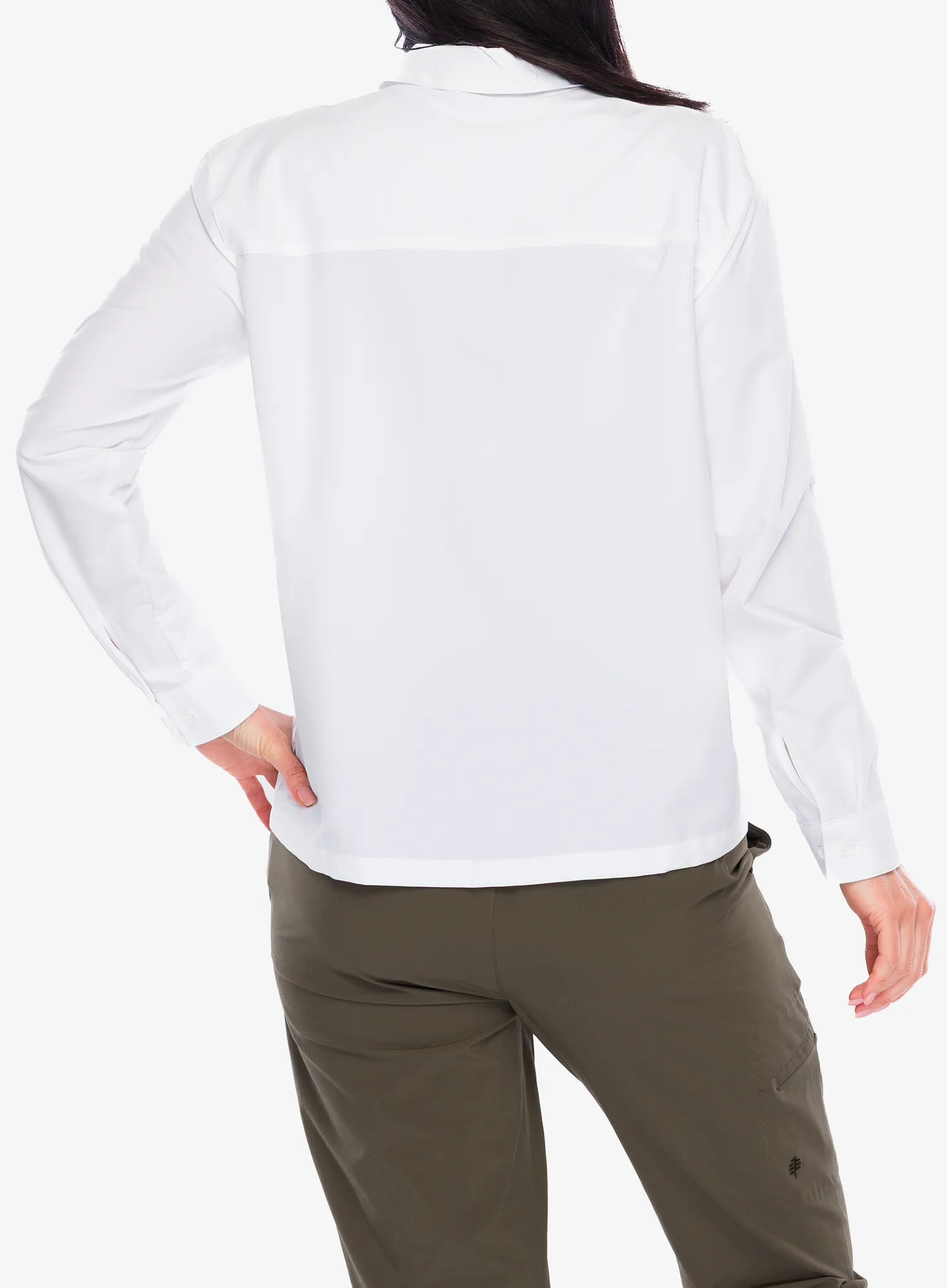 Дамска риза против комари Royal Robbins Expedition III L/S - white