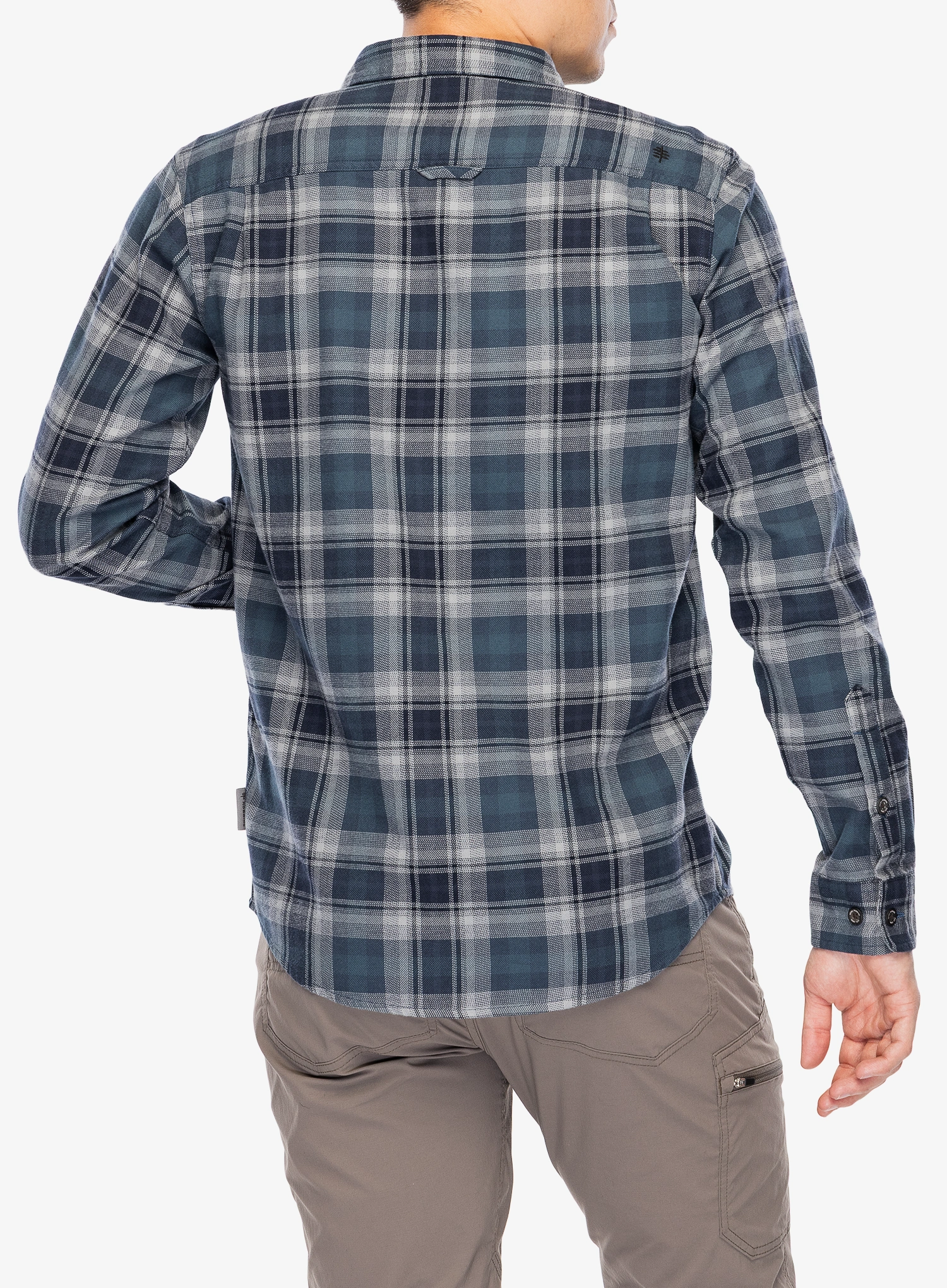 Риза Royal Robbins Lieback Organic Cotton Flannel LS - navy dipsea pld