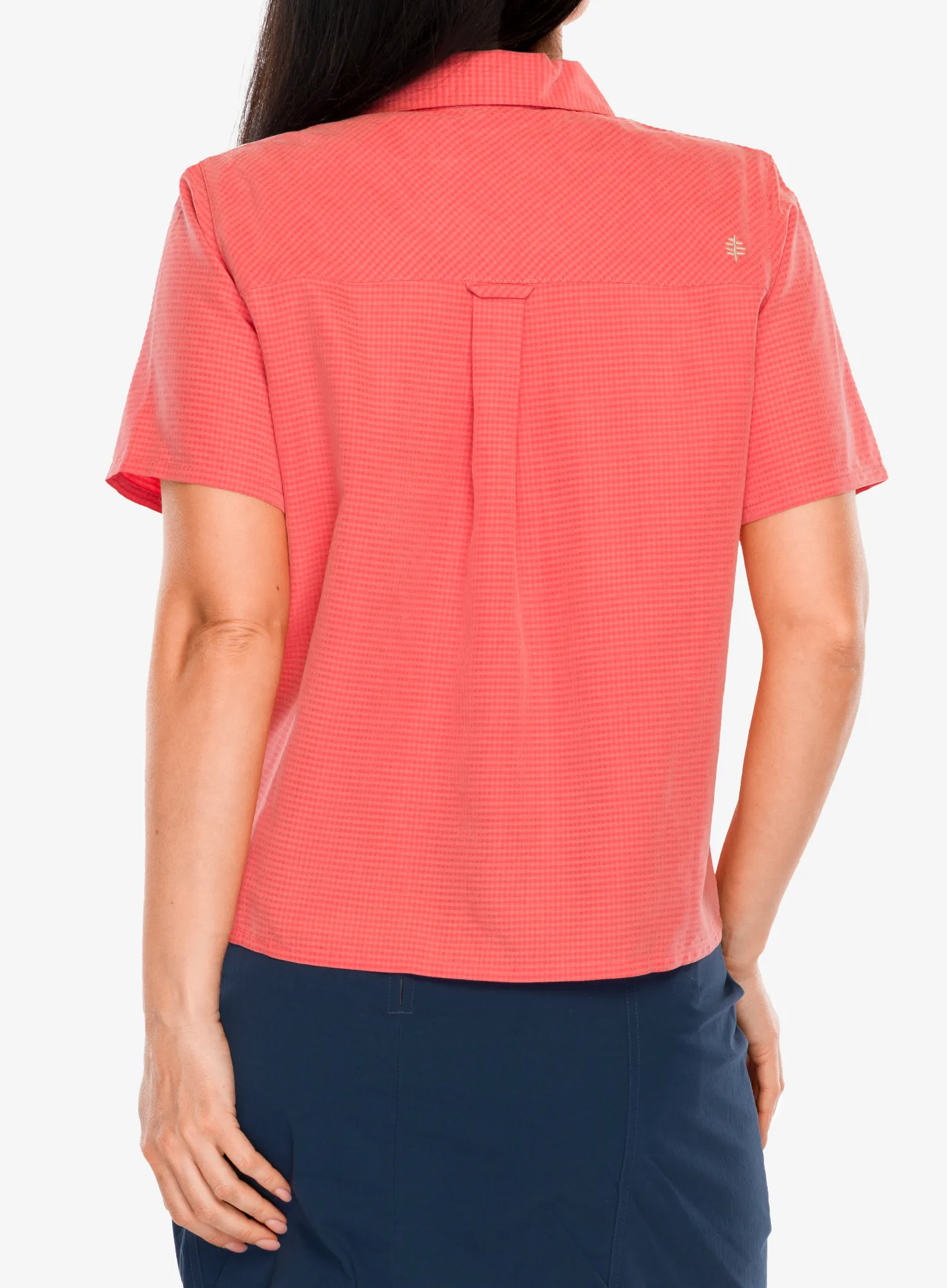 Дамска туристическа риза Royal Robbins Desert Pucker S/S - rosefinch