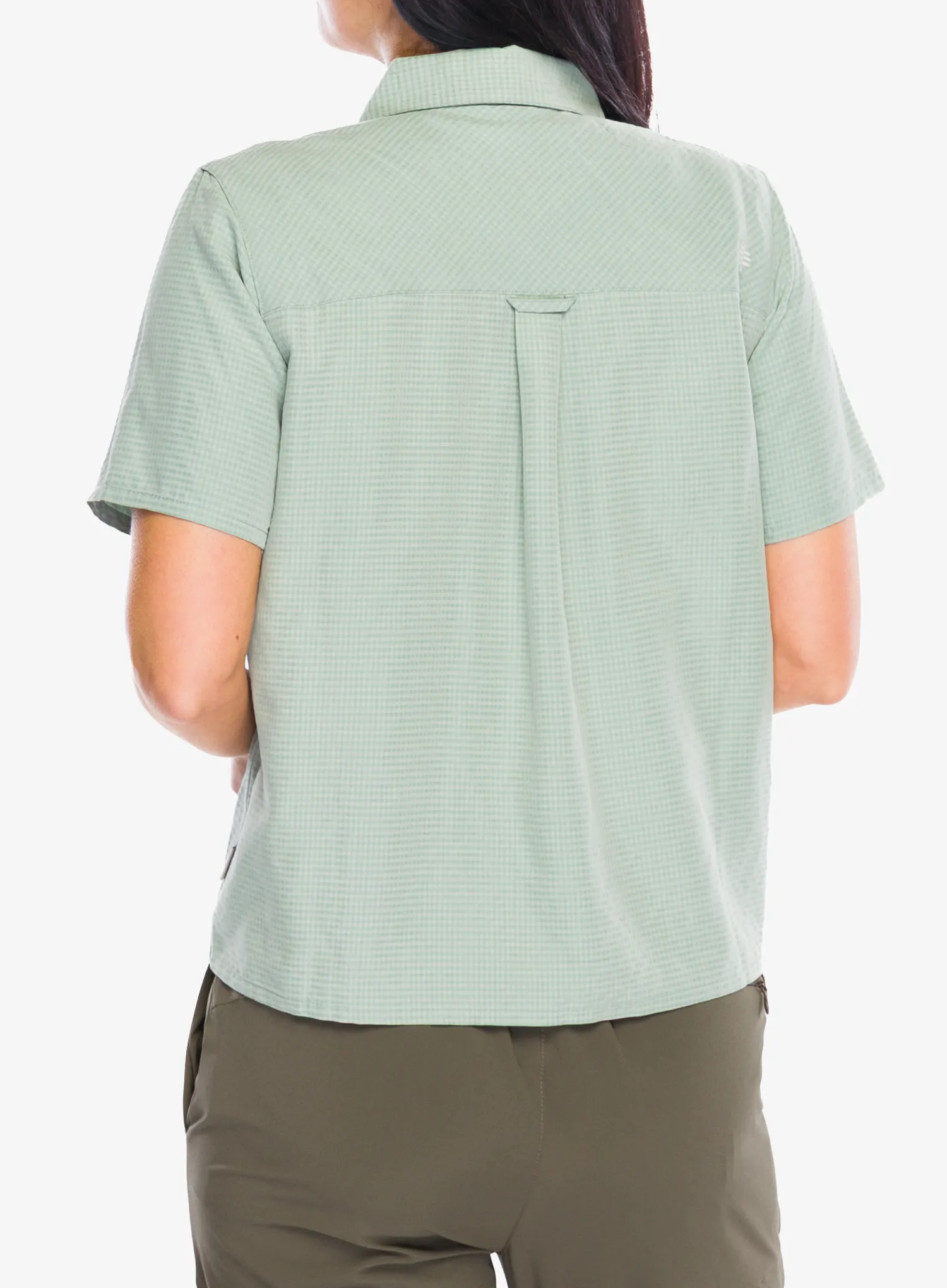Дамска туристическа риза Royal Robbins Desert Pucker S/S - sage leaf
