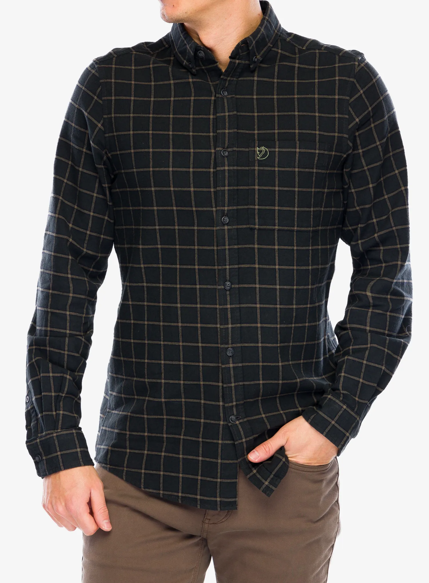 FjallravenOvikFlannelShirt_darkgrey_7323450644321a.webp