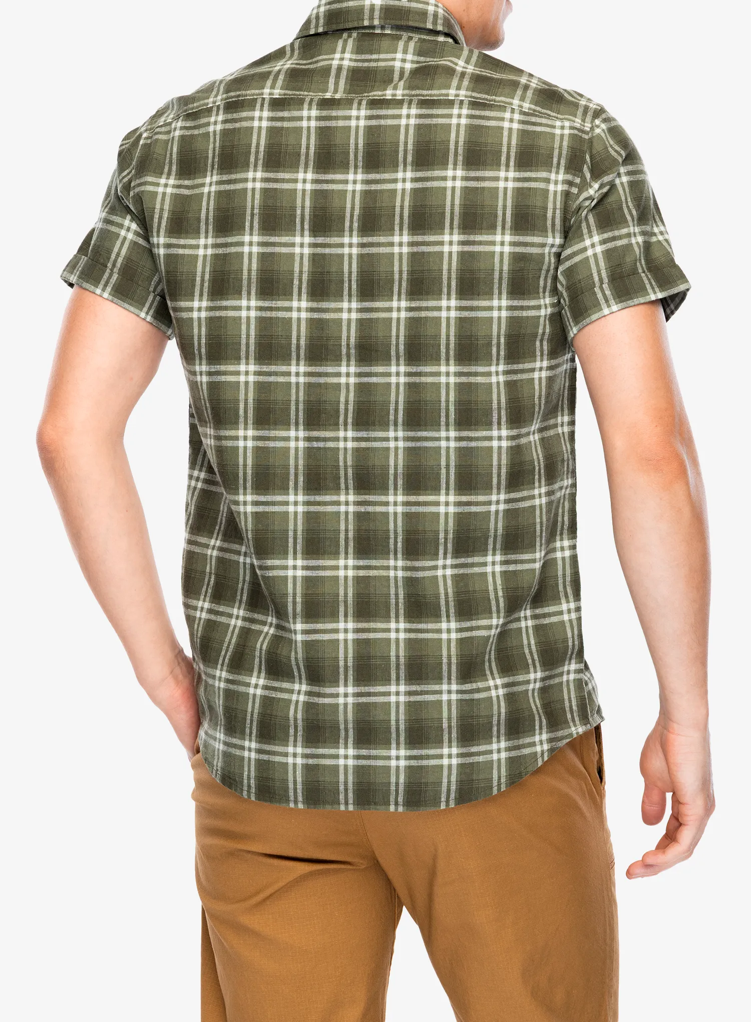 Туристическа риза Mammut Trovat Summer Shirt - marsh/dark marsh
