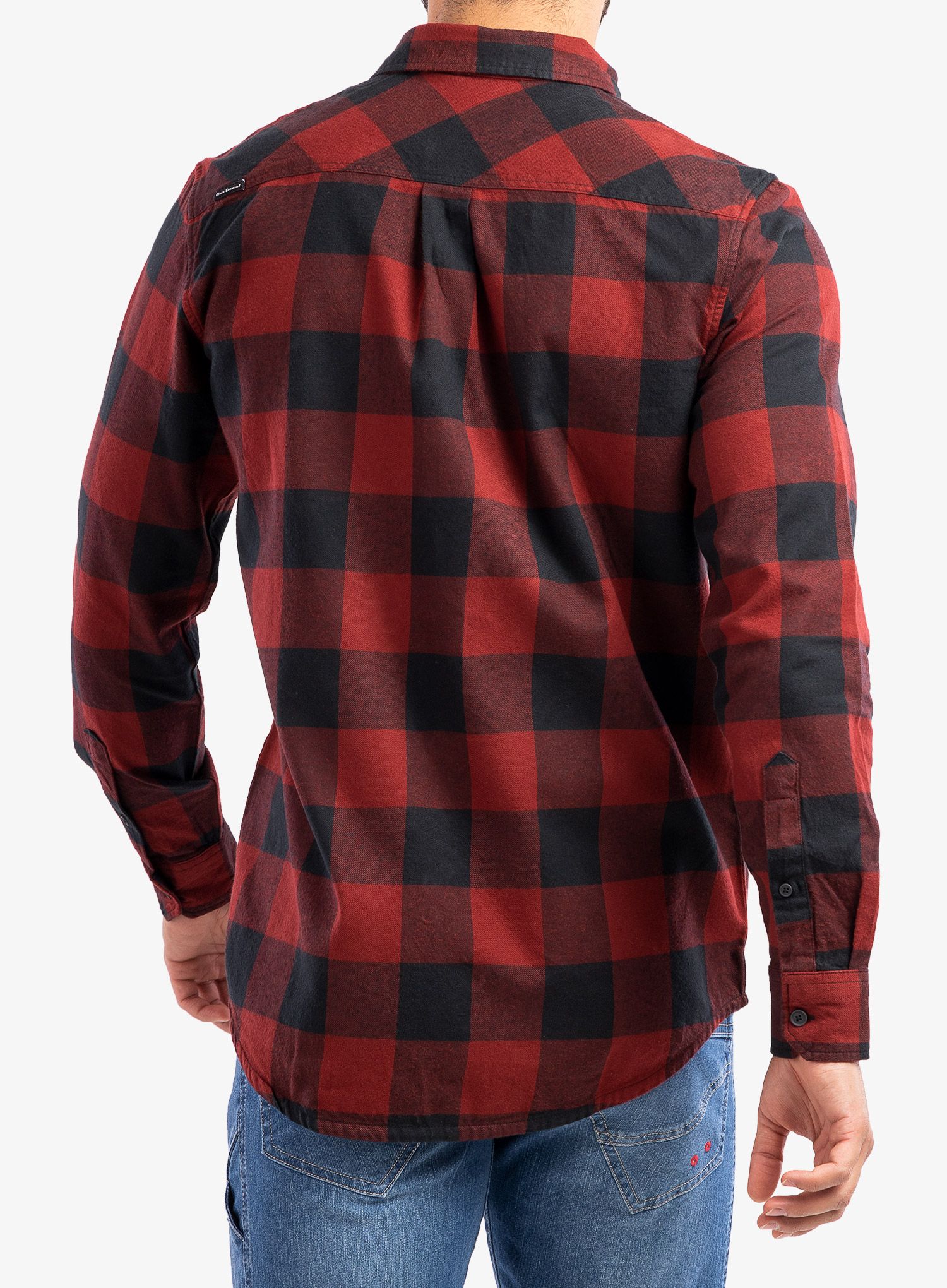 Туристическа риза Black Diamond Zodiac LS Flannel Shirt - dark crimson/smoke plaid