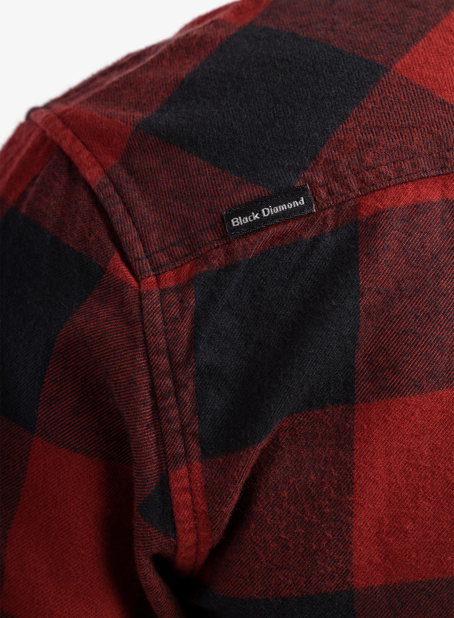 Туристическа риза Black Diamond Zodiac LS Flannel Shirt - dark crimson/smoke plaid