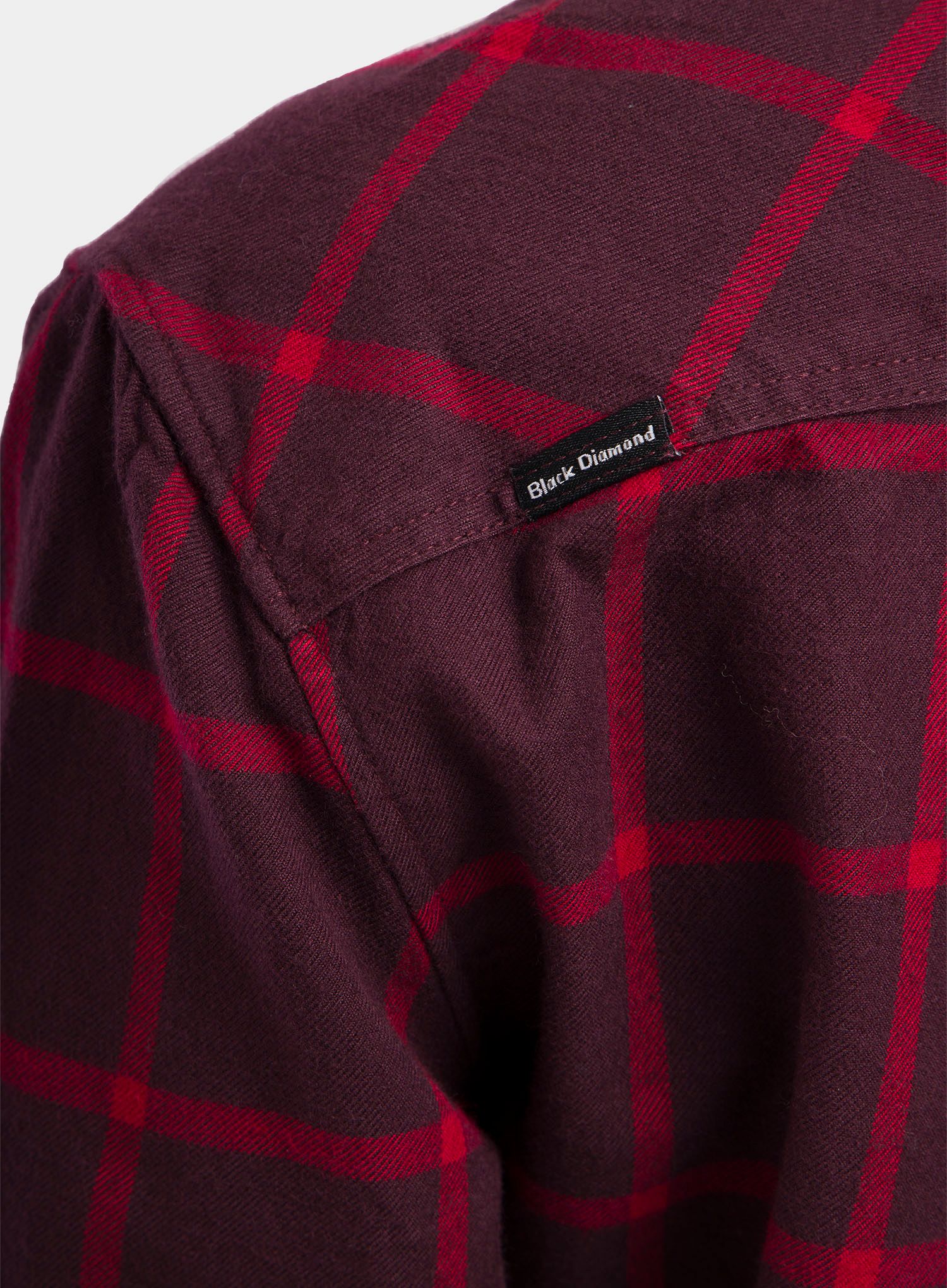Дамска туристическа риза Black Diamond Serenity LS Flannel Shirt - bordeaux/vermillion plaid