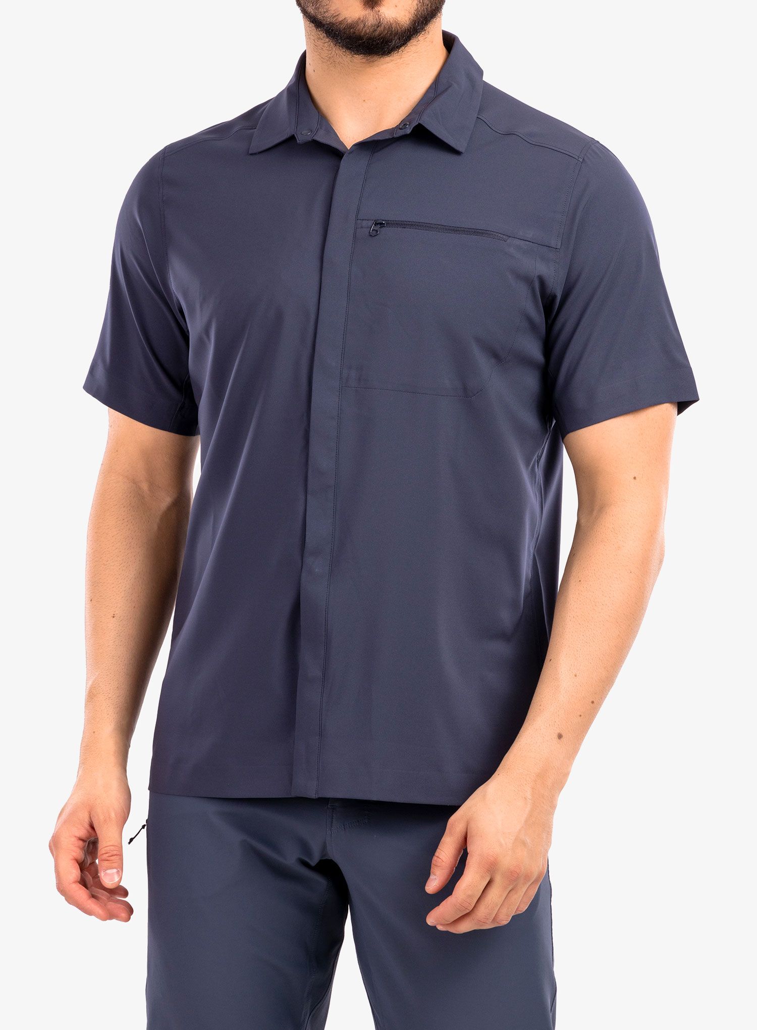 Туристическа риза Arcteryx Skyline S/S Shirt - black sapphire