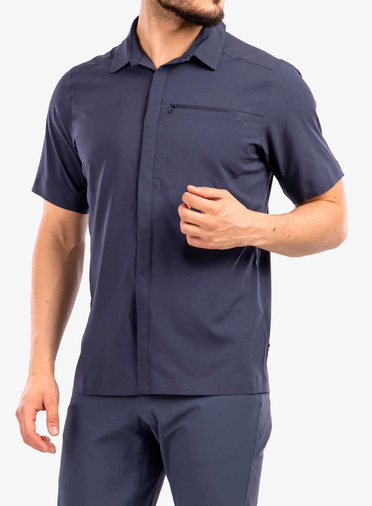 Туристическа риза Arcteryx Skyline S/S Shirt - black sapphire