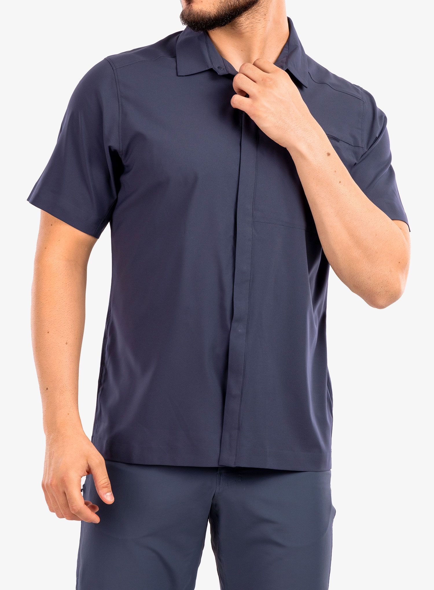Туристическа риза Arcteryx Skyline S/S Shirt - black sapphire