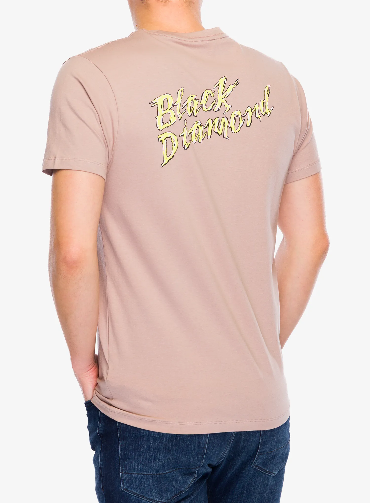 Памучна тениска Black Diamond Shredded SS Tee - pale mauve