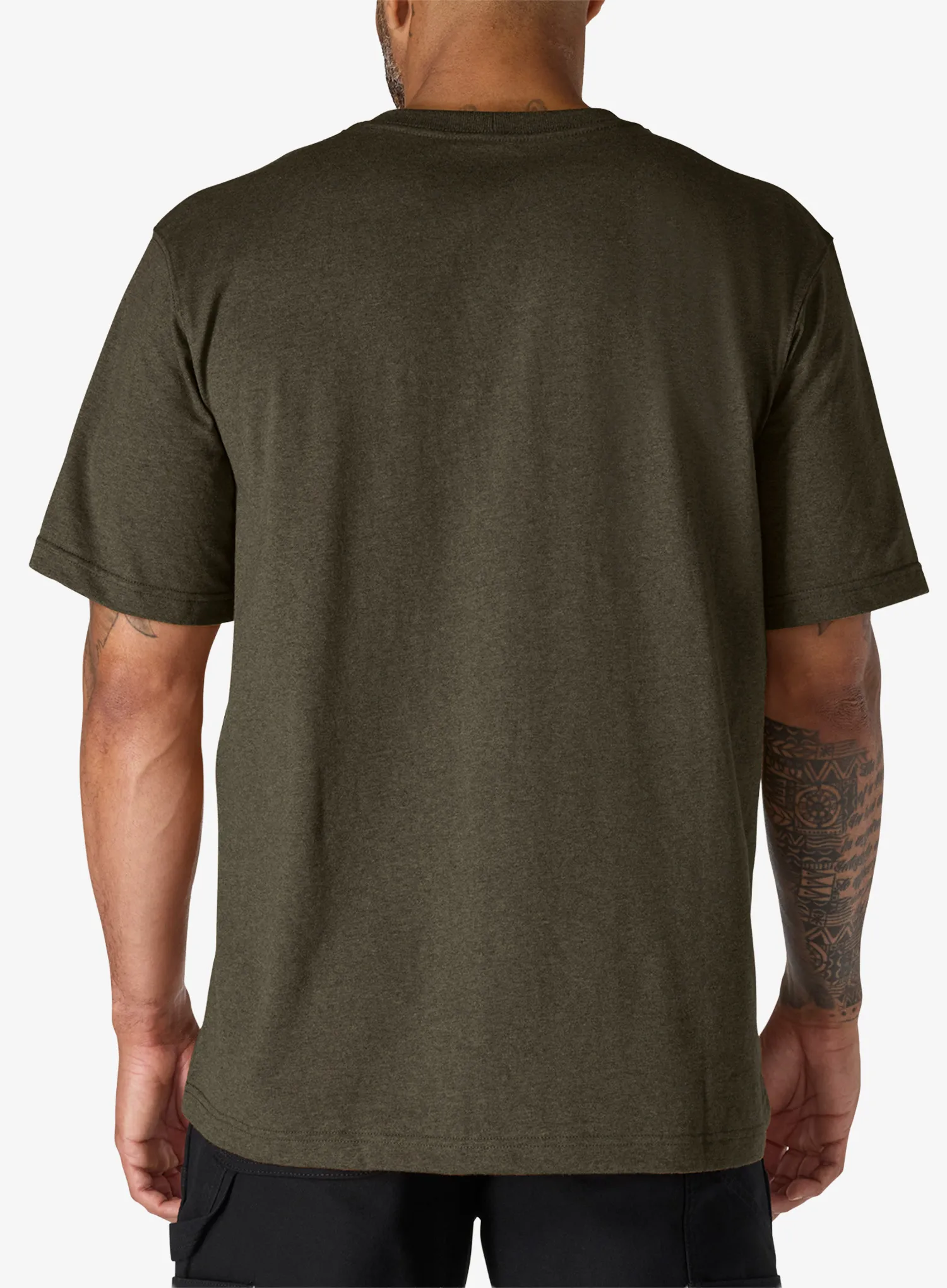 Памучна тениска Carhartt Dearborn Relaxed Pocket T-Shirt - burnished logs heather