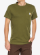 Памучна тениска Carhartt Force Pocket S/S T-Shirt - dark bronzed green
