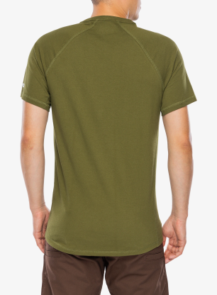 Памучна тениска Carhartt Force Pocket S/S T-Shirt - dark bronzed green