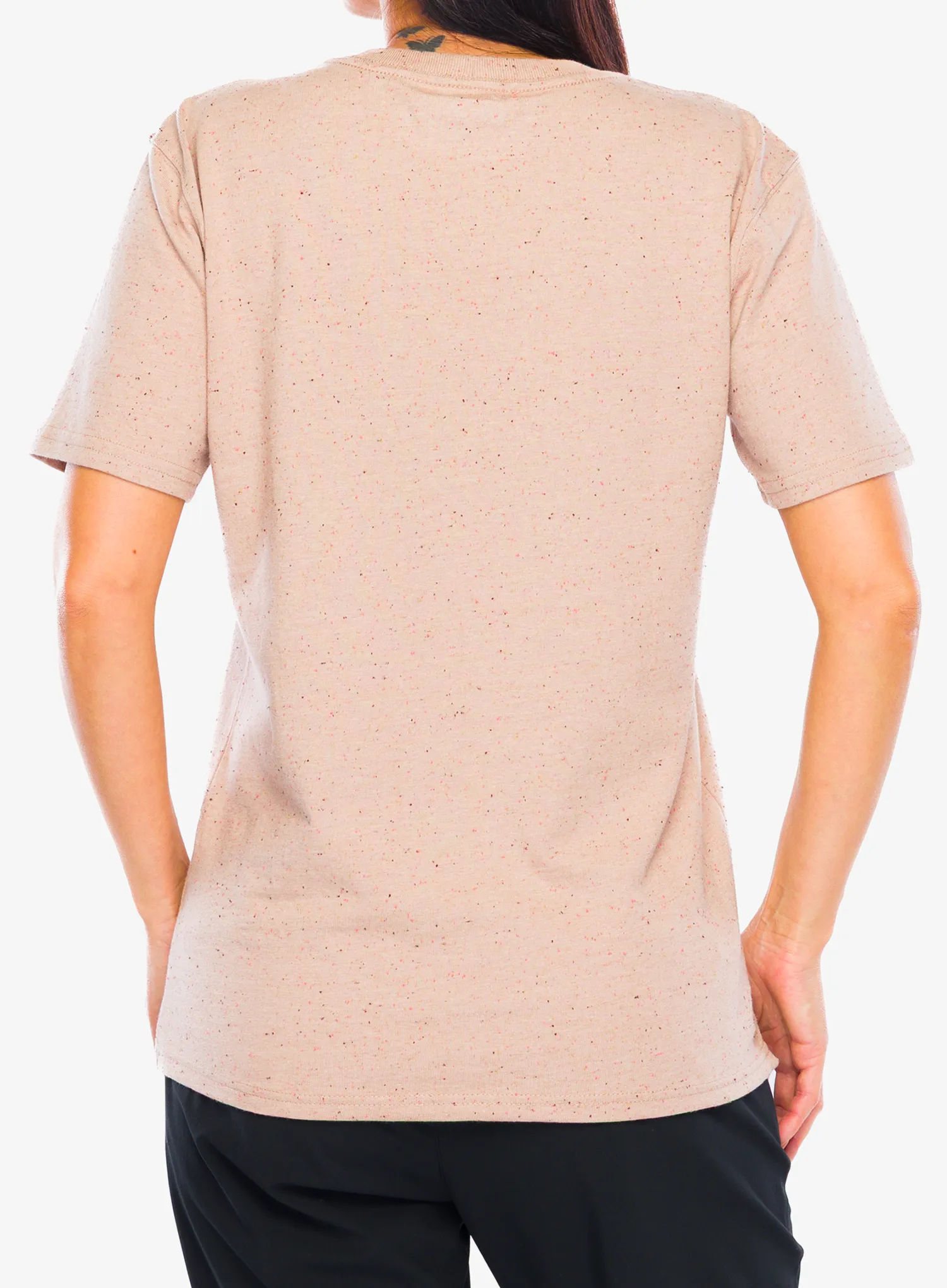 Дамска памучна тениска Carhartt Workwear Pocket S/S T-Shirt - light taupe nep