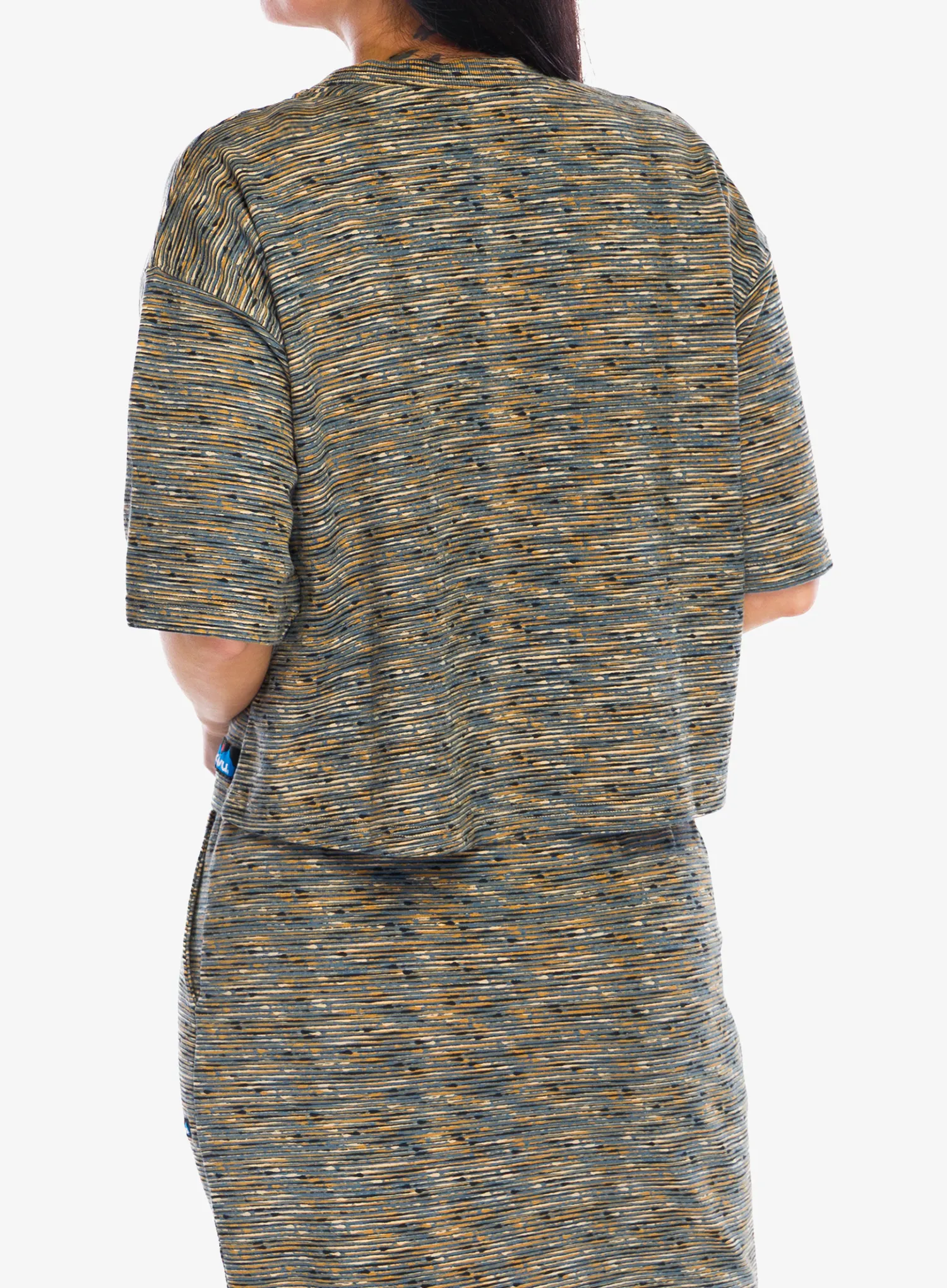 Дамска памучна тениска Kavu Live Free - layer line up