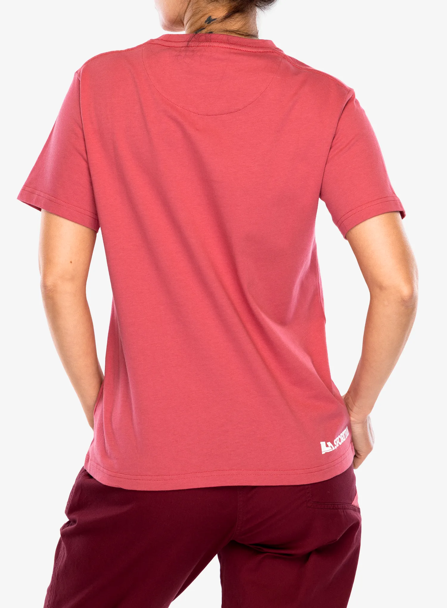 Дамска памучна тениска La Sportiva Moon Climb T-Shirt - rosebay