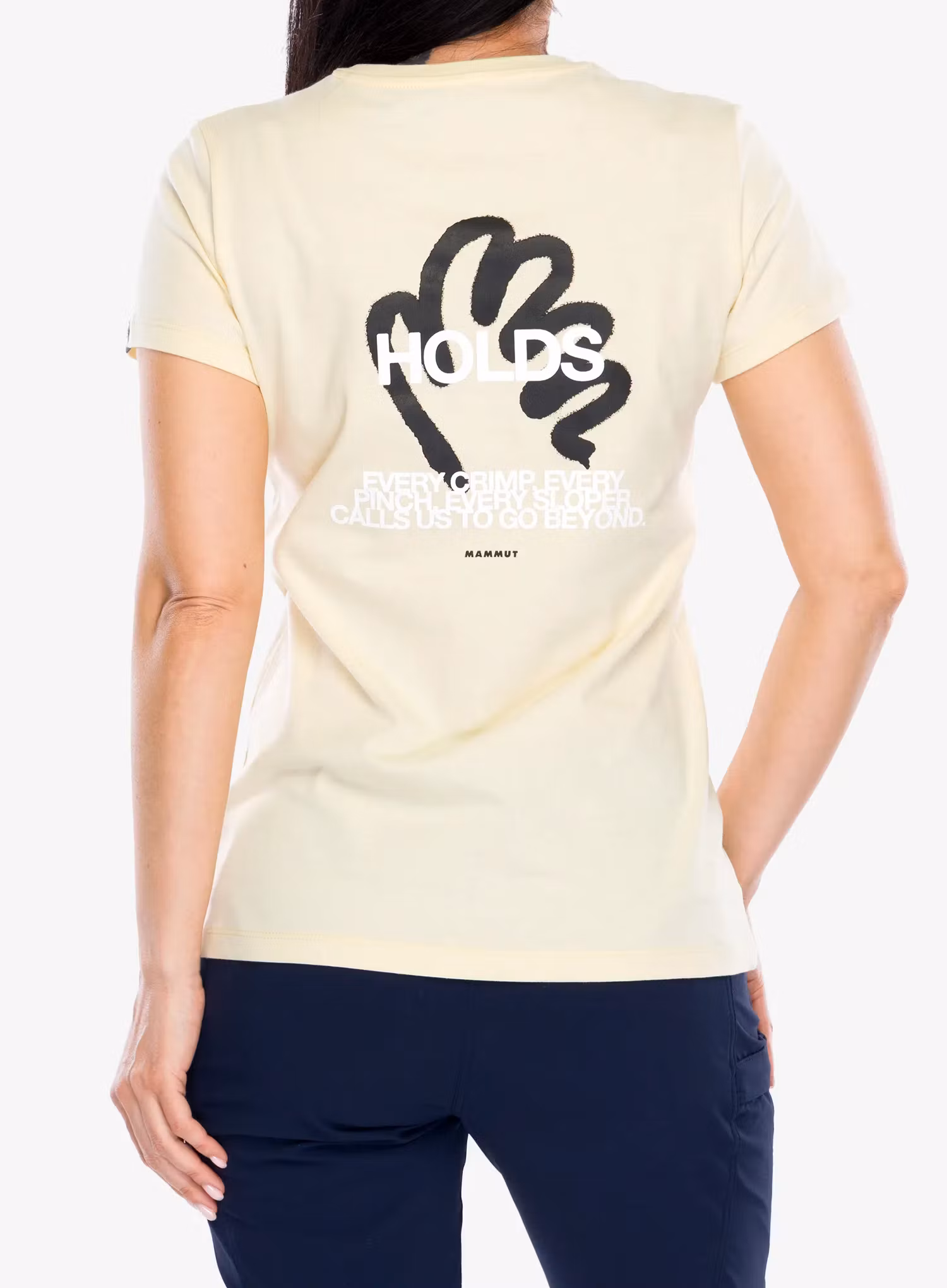Дамска памучна тениска Mammut Massone T-Shirt Hold - alvatern