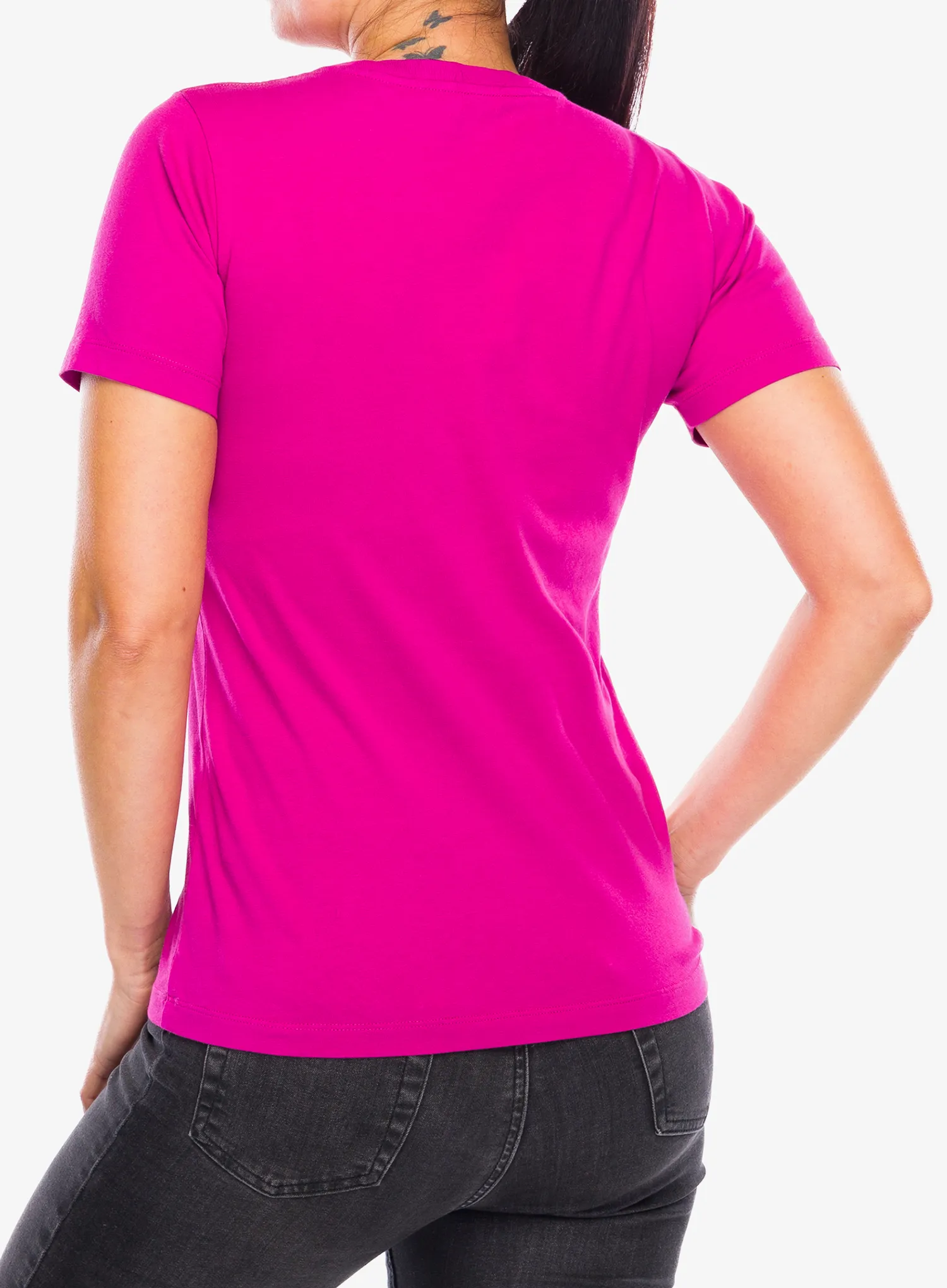 Дамска памучна тениска Norrona 29 Cotton Norrona Viking T-Shirt - festival fuchsia