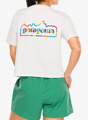 Дамска памучна тениска Patagonia Unity Fitz Easy Cut Responsibili-Tee - white