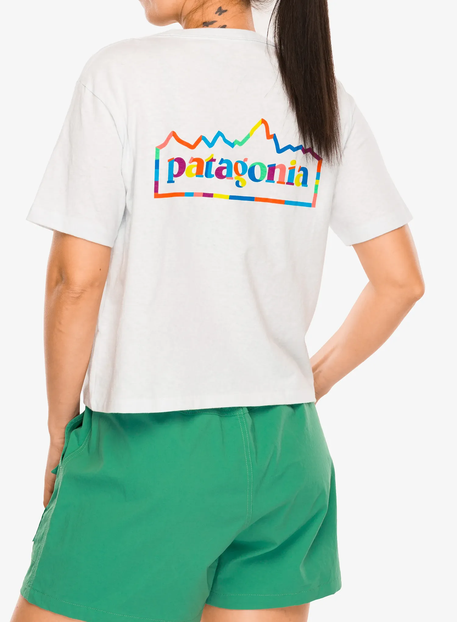 Дамска памучна тениска Patagonia Unity Fitz Easy Cut Responsibili-Tee - white