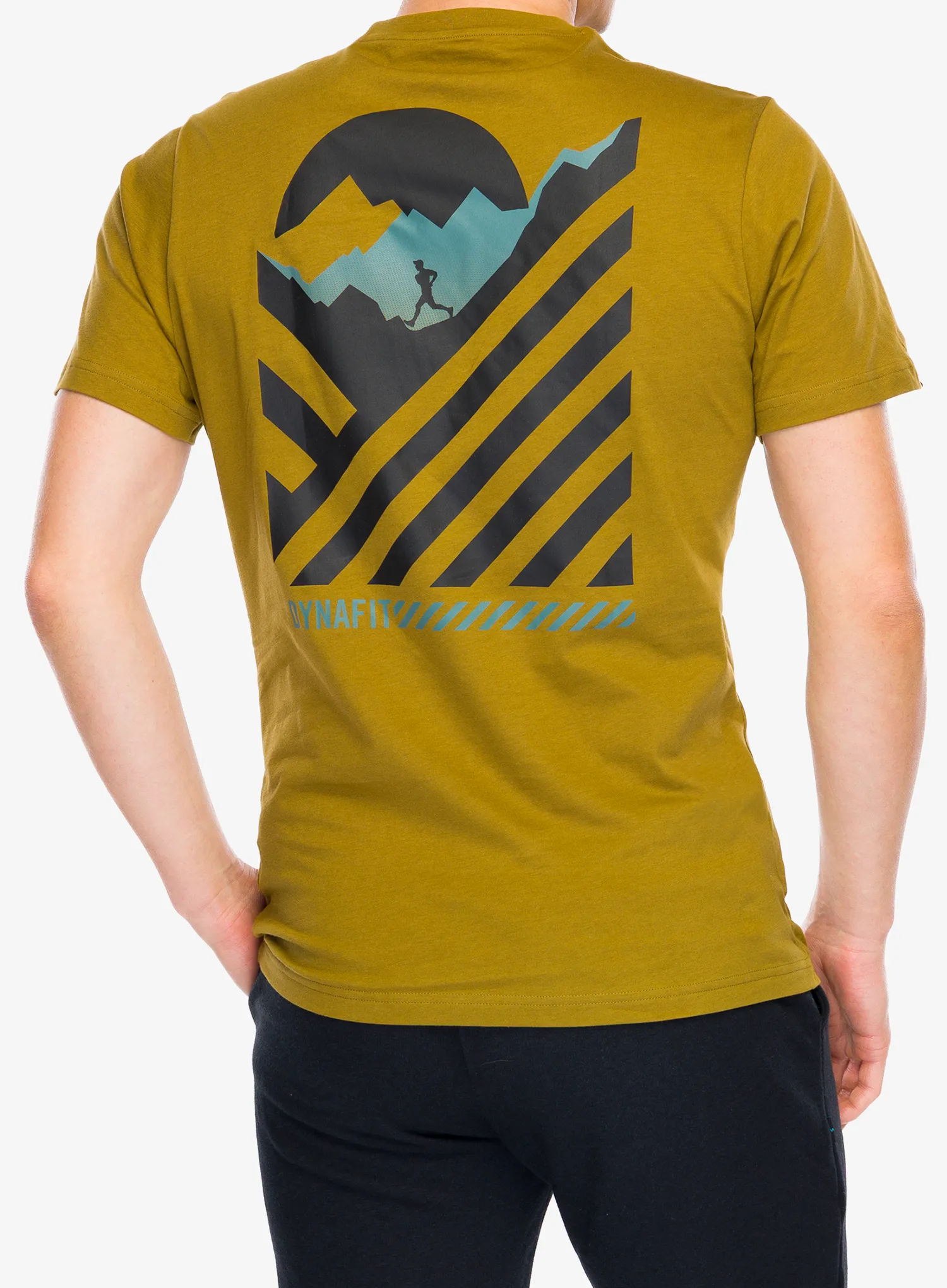 Памучна тениска Dynafit 24/7 Graphic T-Shirt - relic/striped elevation