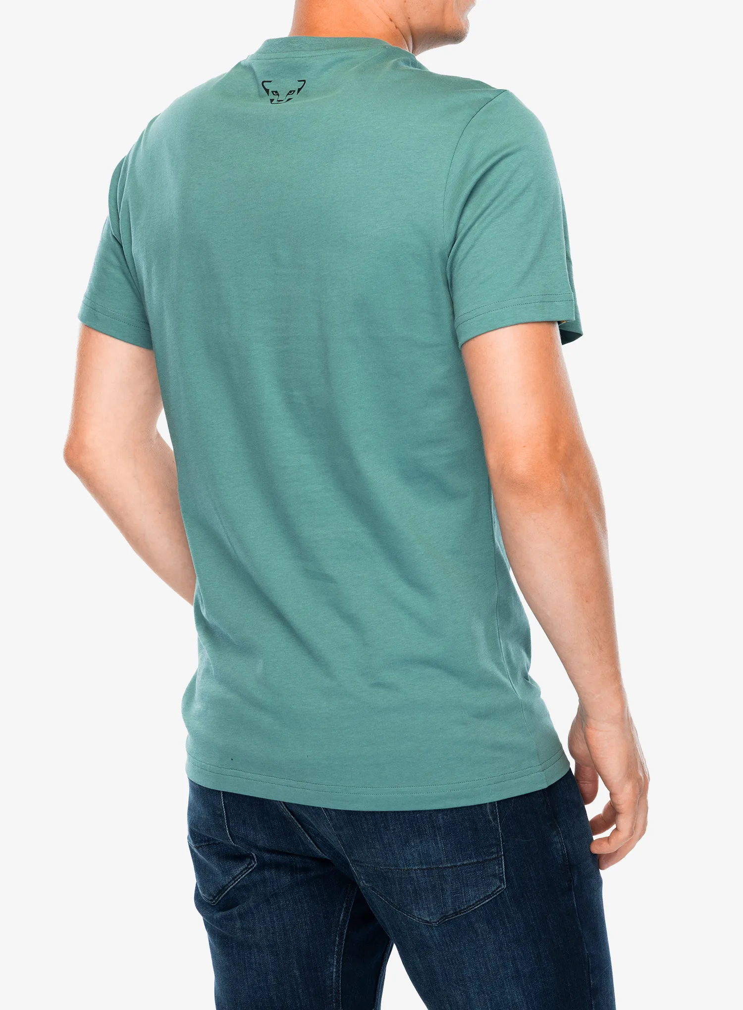 Памучна тениска Dynafit Graphic Cotton S/S Tee - atlantic/tabloid