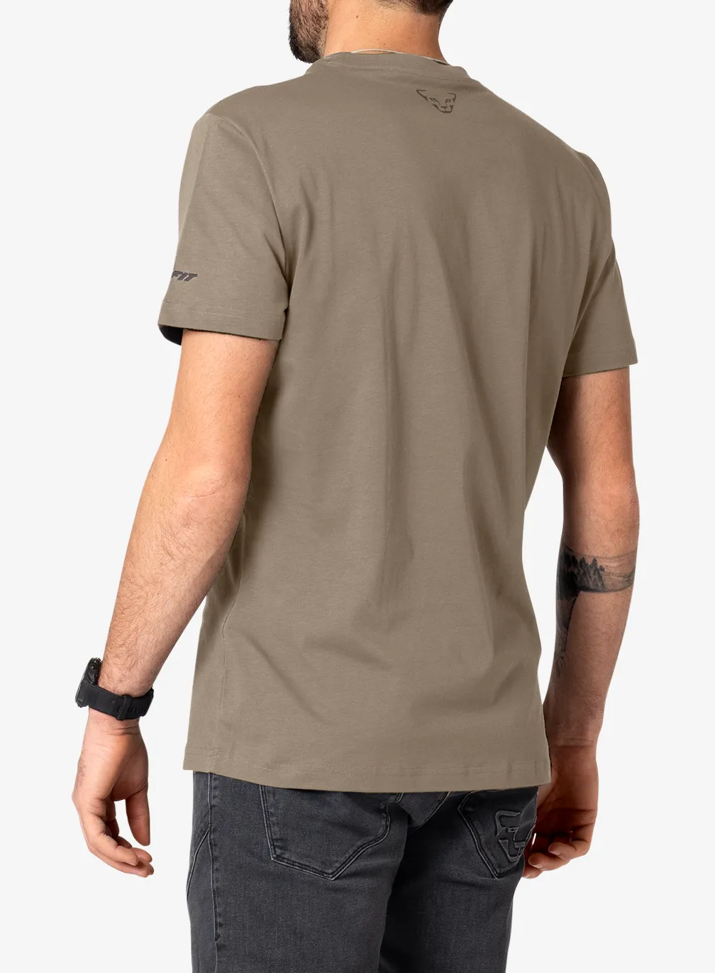 Памучна тениска Dynafit Graphic Cotton S/S Tee - fallen rock/horizon