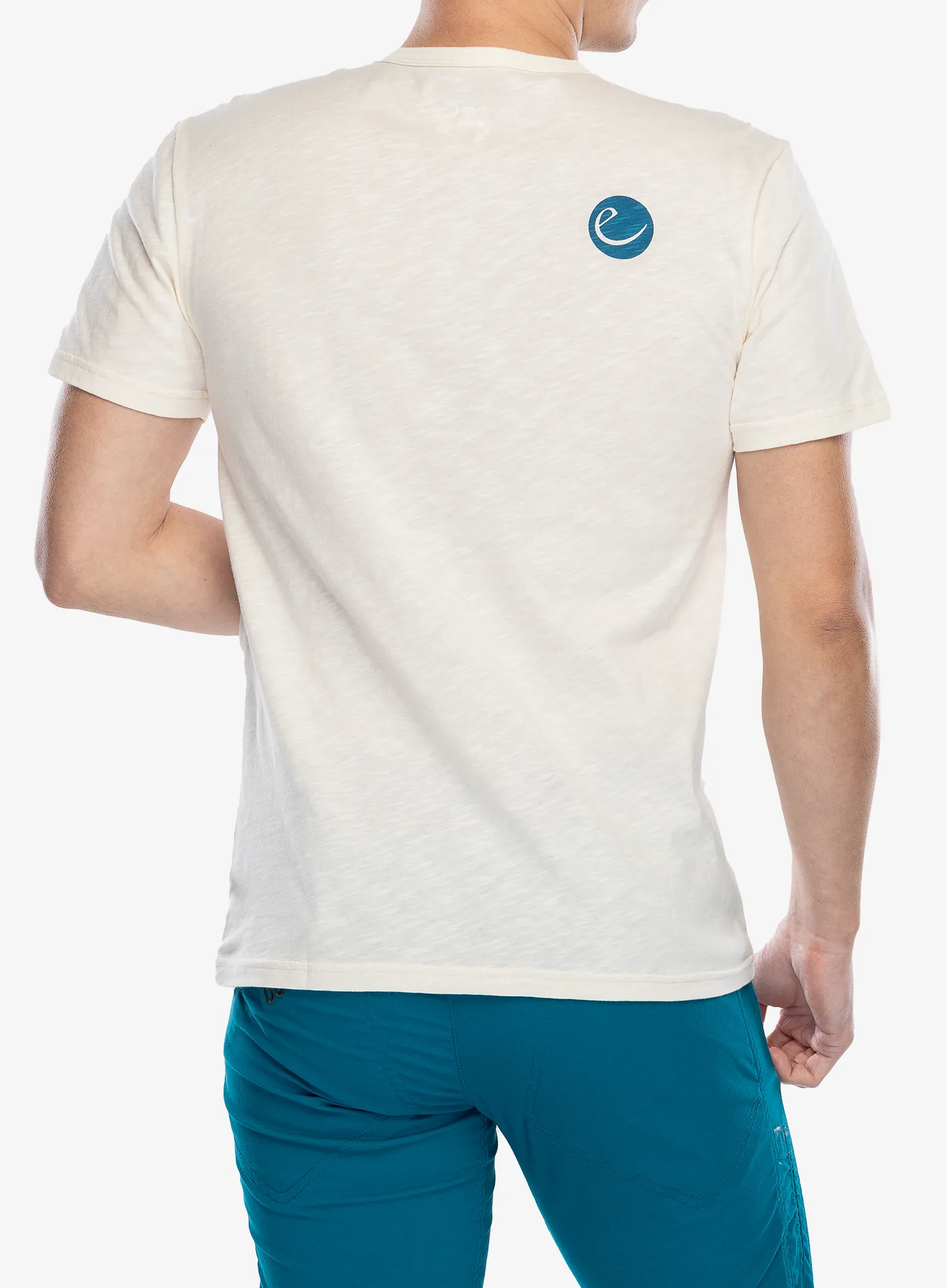 Памучна тениска Edelrid Highball T-Shirt IV - white
