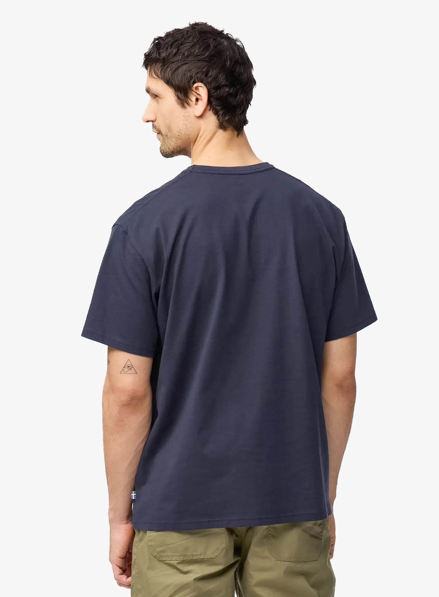 Памучна тениска Fjallraven Fjallraven Relaxed T-Shirt - dark navy