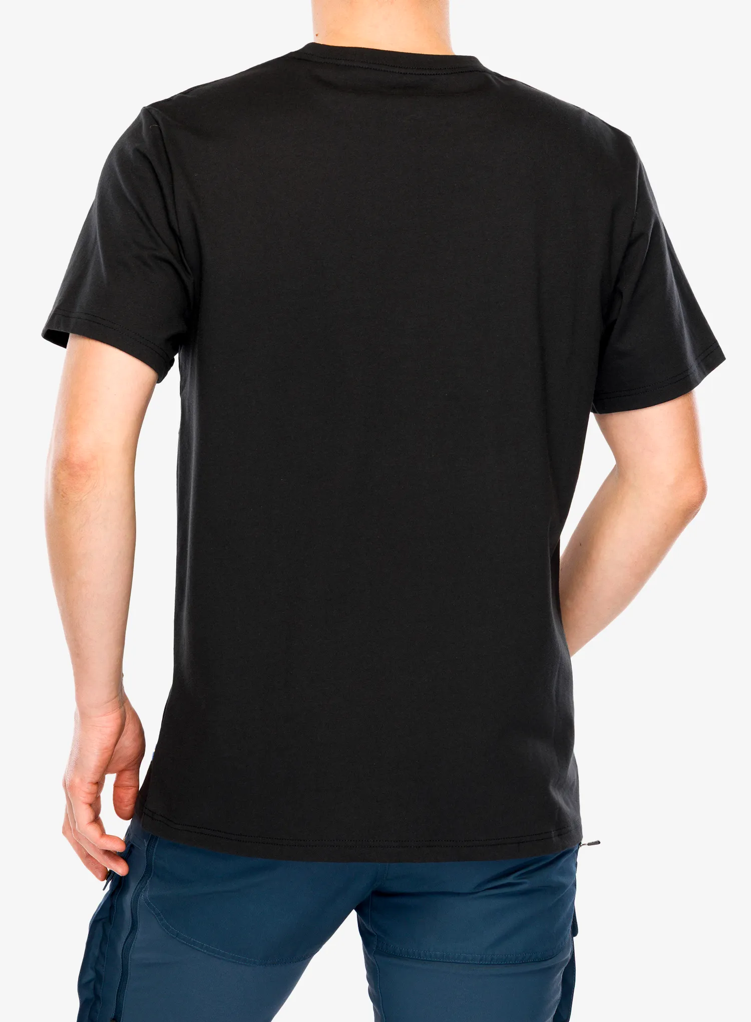 Памучна тениска Fjallraven Heavy Classic T-shirt - black
