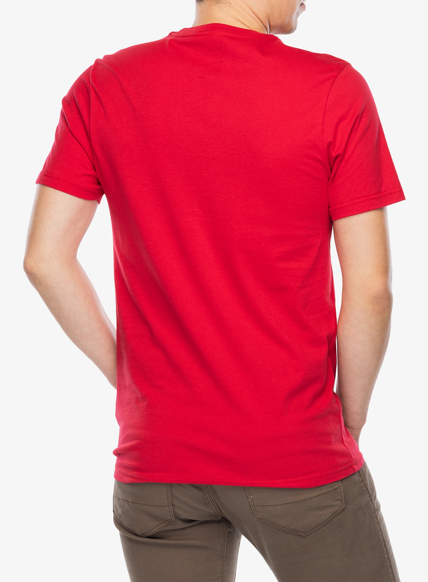 Памучна тениска Fox Absolute SS Prem Tee - flame red
